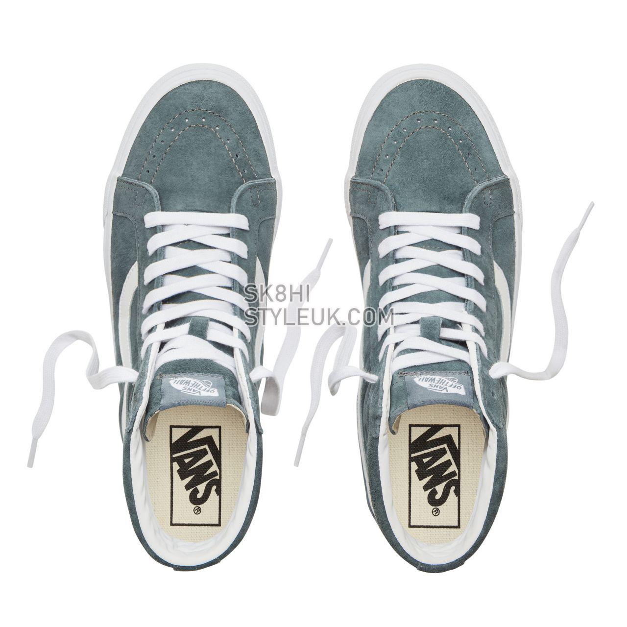 Vans Suede Sk8-Hi Reissue Classic Mens Womens - (Pig Suede) Stormy Weather/True White VA2XSBU5N Shoes