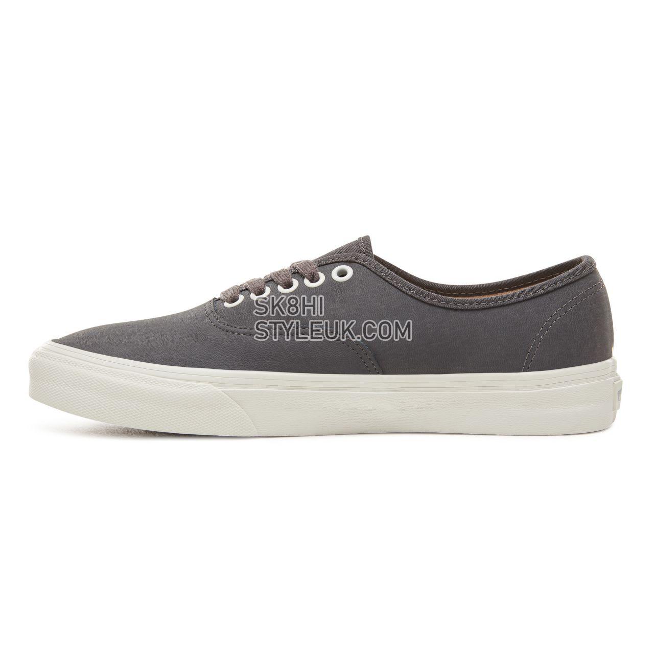 Vans Vansbuck Authentic Classic Mens Womens - (Vansbuck) Asphalt/Blanc De Blanc VA38EMU4A Shoes