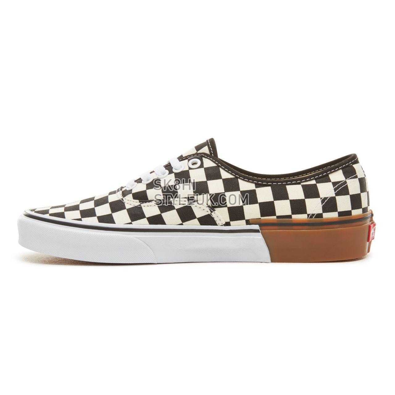 Vans Gum Block Authentic Classic Mens Womens - (Gum Block) Checkerboard VA38EMU58 Shoes