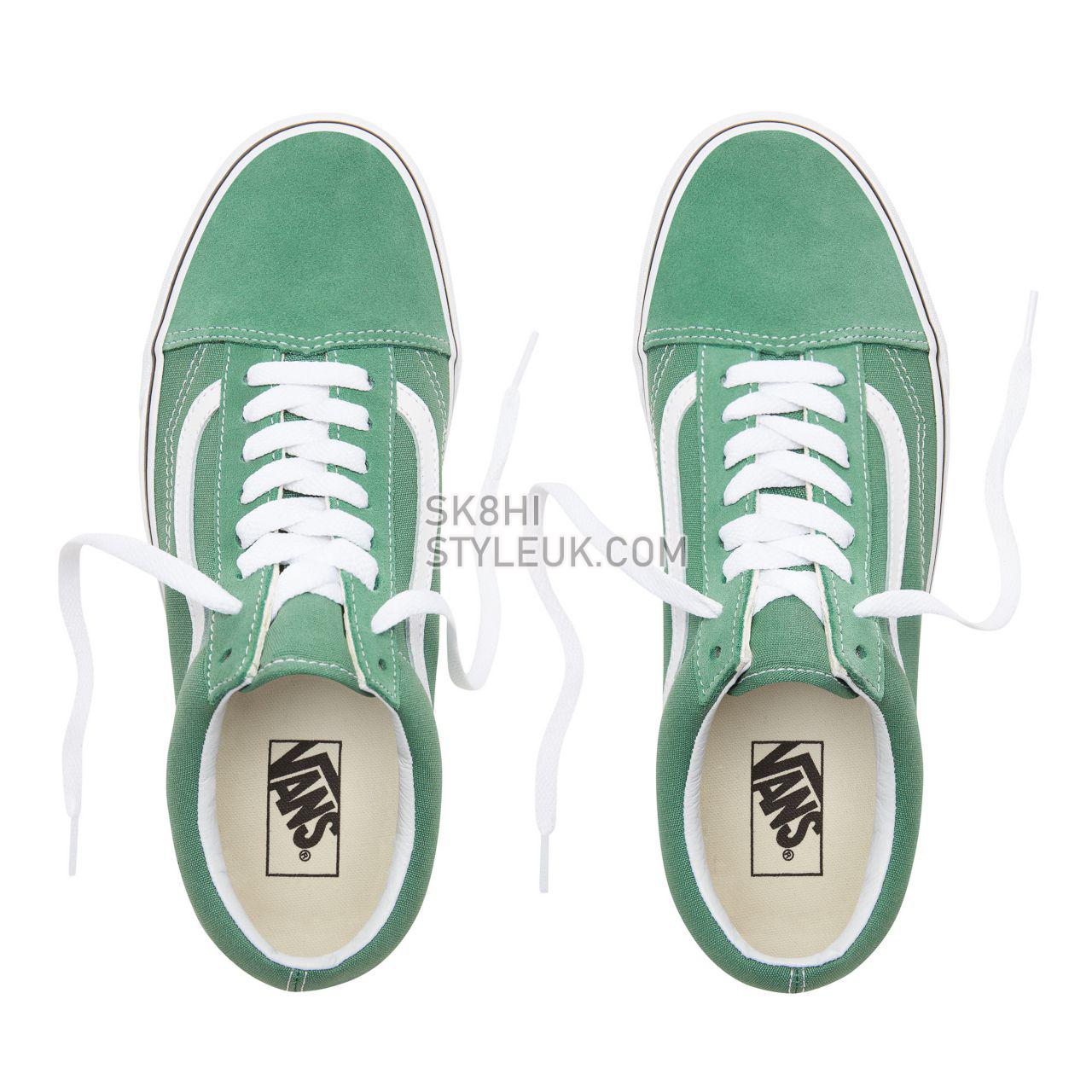 Vans Old Skool Classic Mens Womens - Deep Grass Green/True White VN0A38G1UKV Shoes