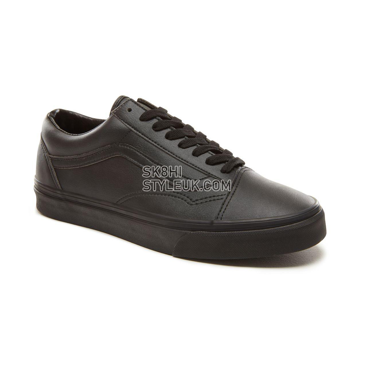 Vans Classic Tumble Old Skool Classic Mens Womens - (Classic Tumble) Black Mono VA38G1PXP Shoes