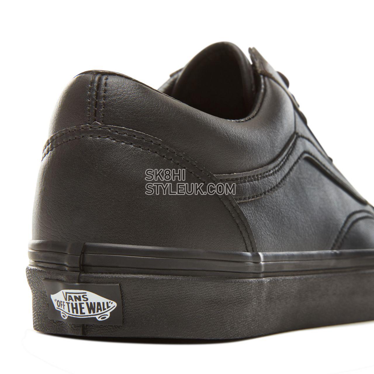 Vans Classic Tumble Old Skool Classic Mens Womens - (Classic Tumble) Black Mono VA38G1PXP Shoes