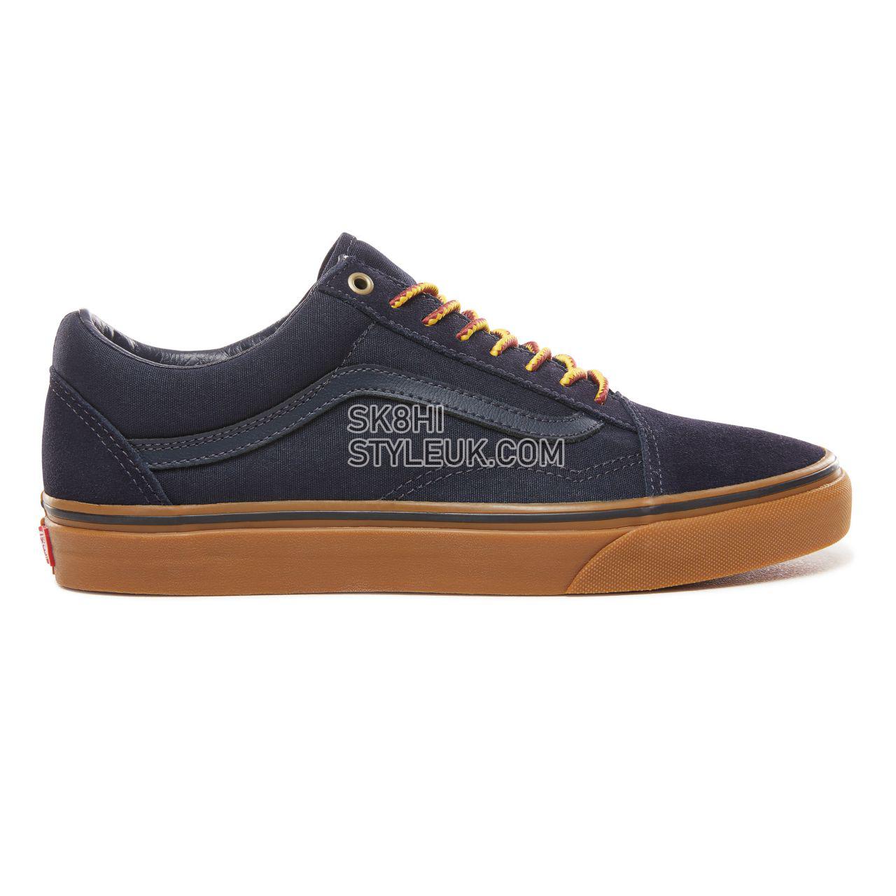 Vans Gum Old Skool Classic Mens Womens - (Gumsole) Sky Captain/Boot Lace VN0A38G1UNF Shoes