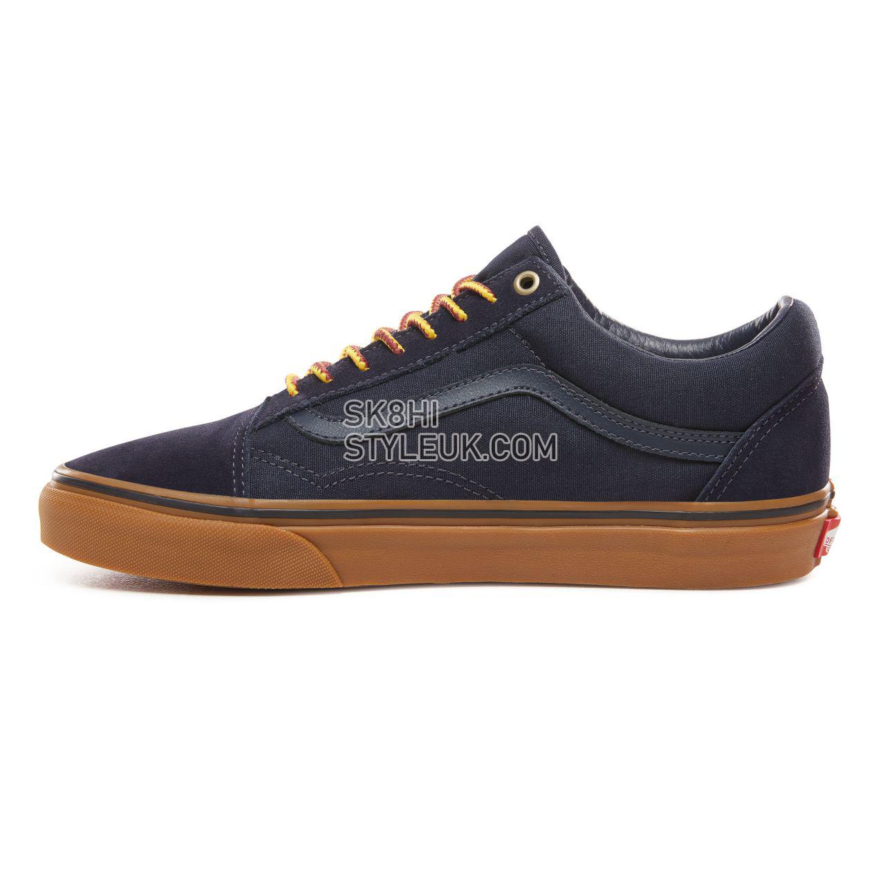 Vans Gum Old Skool Classic Mens Womens - (Gumsole) Sky Captain/Boot Lace VN0A38G1UNF Shoes