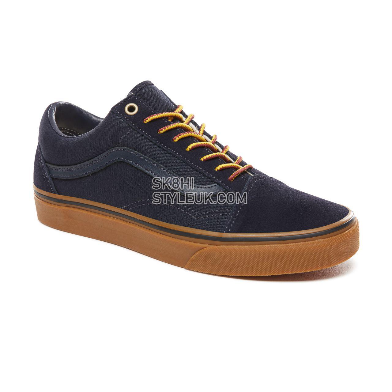 Vans Gum Old Skool Classic Mens Womens - (Gumsole) Sky Captain/Boot Lace VN0A38G1UNF Shoes