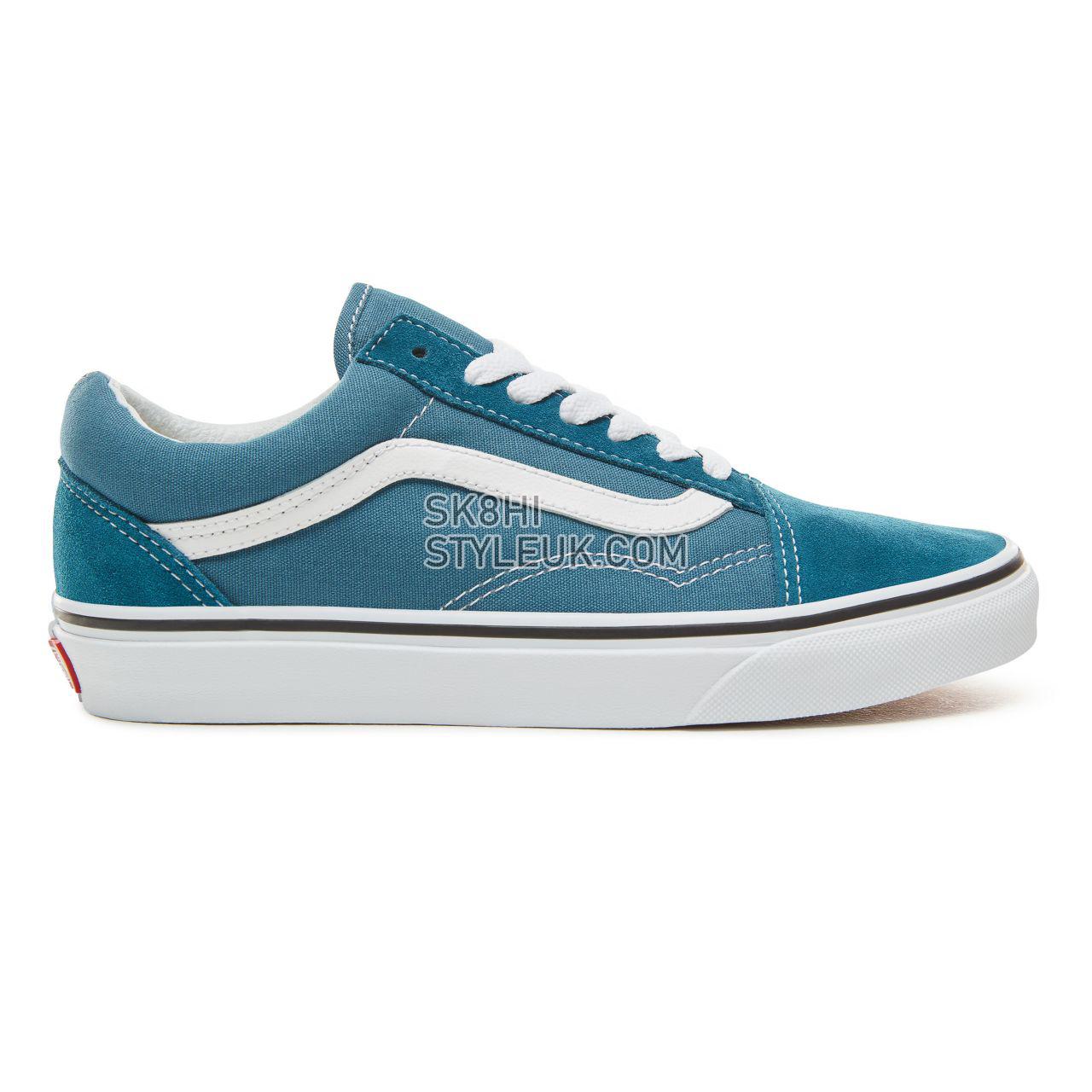 Vans Color Theory Old Skool Classic (Unisex) Mens Womens - Corsair/True White VA38G1U60 Shoes