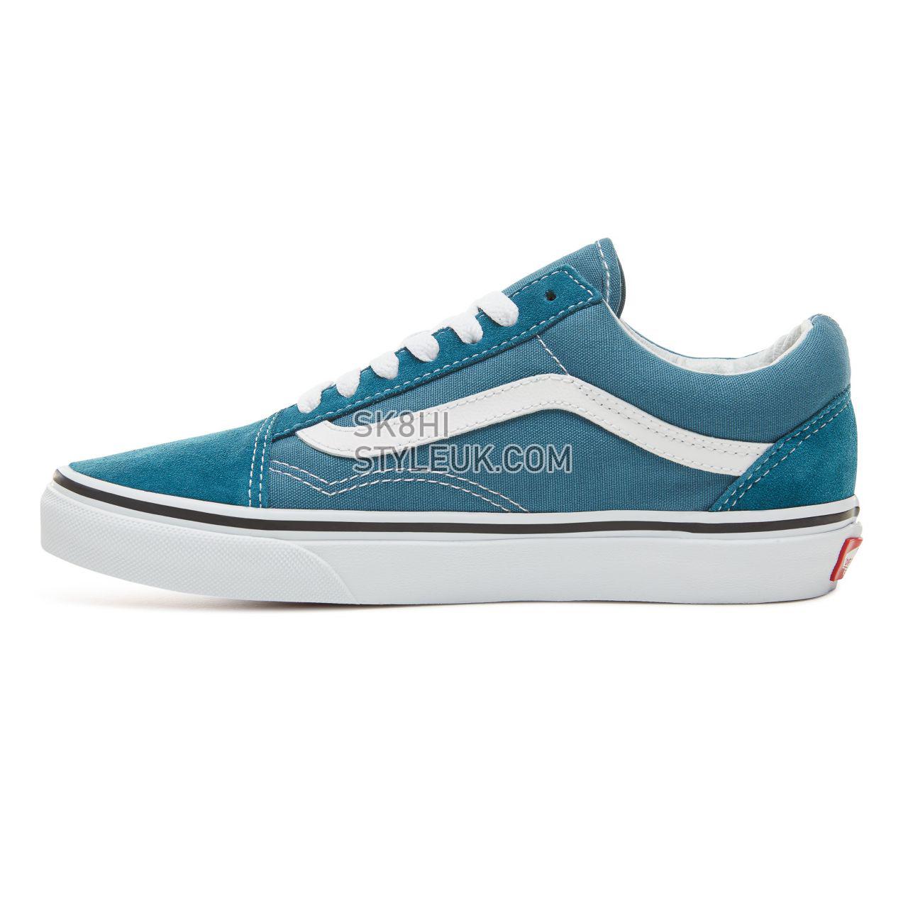 Vans Color Theory Old Skool Classic (Unisex) Mens Womens - Corsair/True White VA38G1U60 Shoes