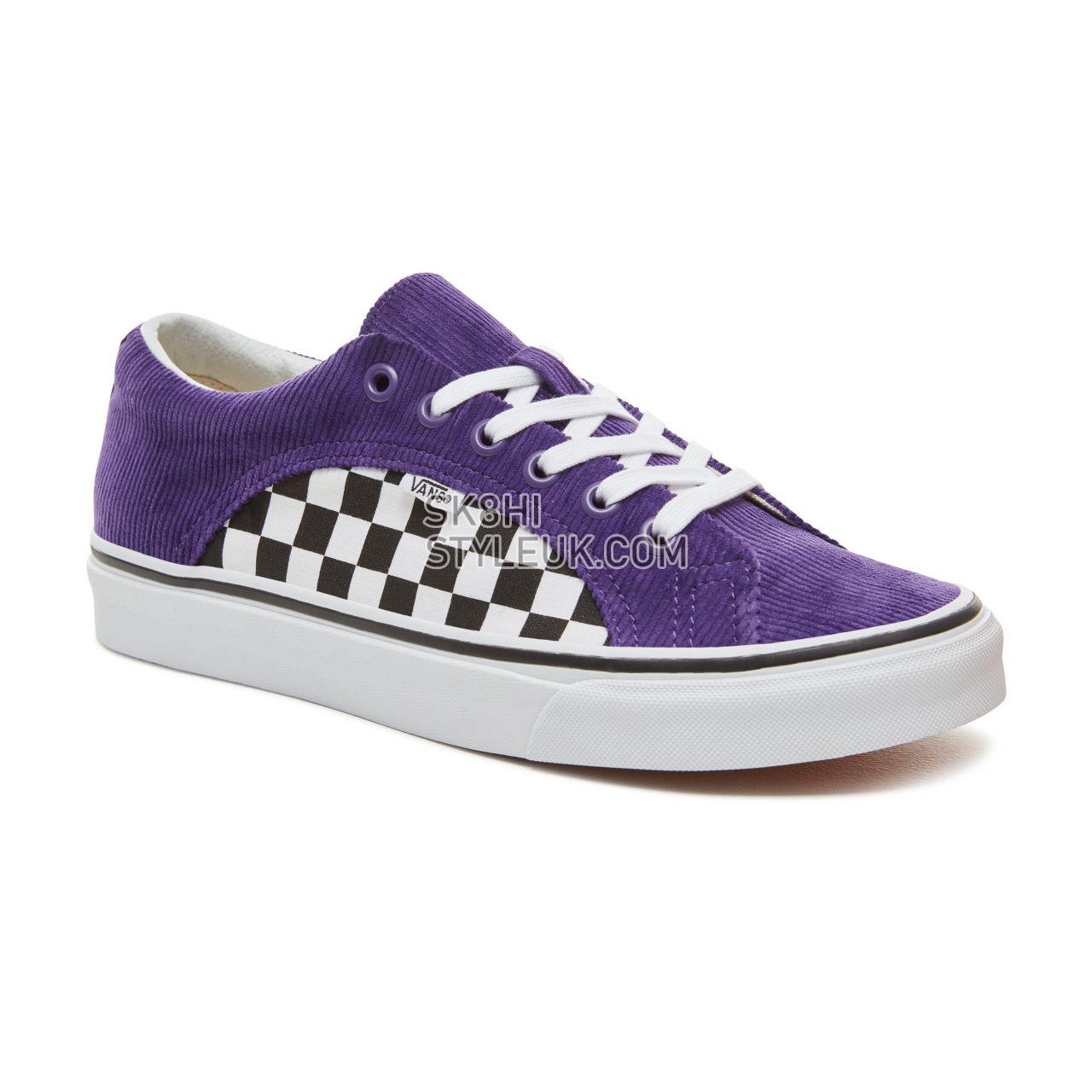 Vans Checkerboard Lampin Classic Mens Womens - (Checker/Cord) Heliotrope/True White VA38FIU9D Shoes