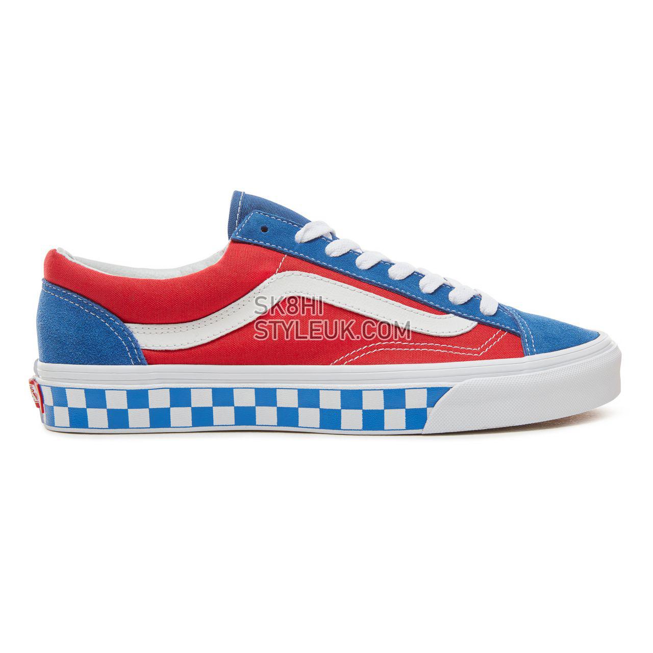 Vans Suede BMX Checkerboard Style 36 Classic Mens Womens - (Bmx Checkerboard) True Blue/Red VA3DZ3U8H Shoes