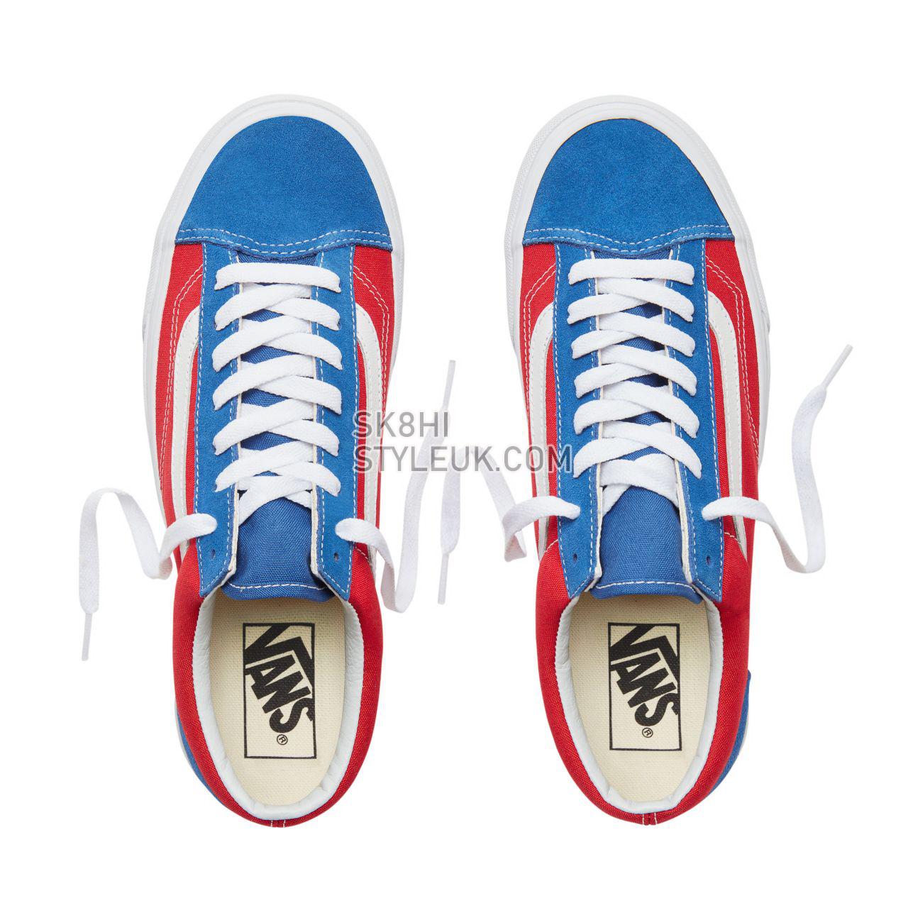 Vans Suede BMX Checkerboard Style 36 Classic Mens Womens - (Bmx Checkerboard) True Blue/Red VA3DZ3U8H Shoes