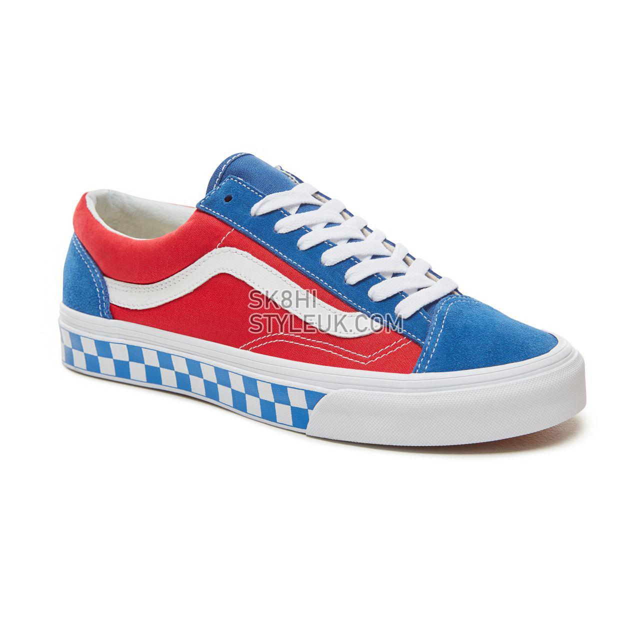 Vans Suede BMX Checkerboard Style 36 Classic Mens Womens - (Bmx Checkerboard) True Blue/Red VA3DZ3U8H Shoes