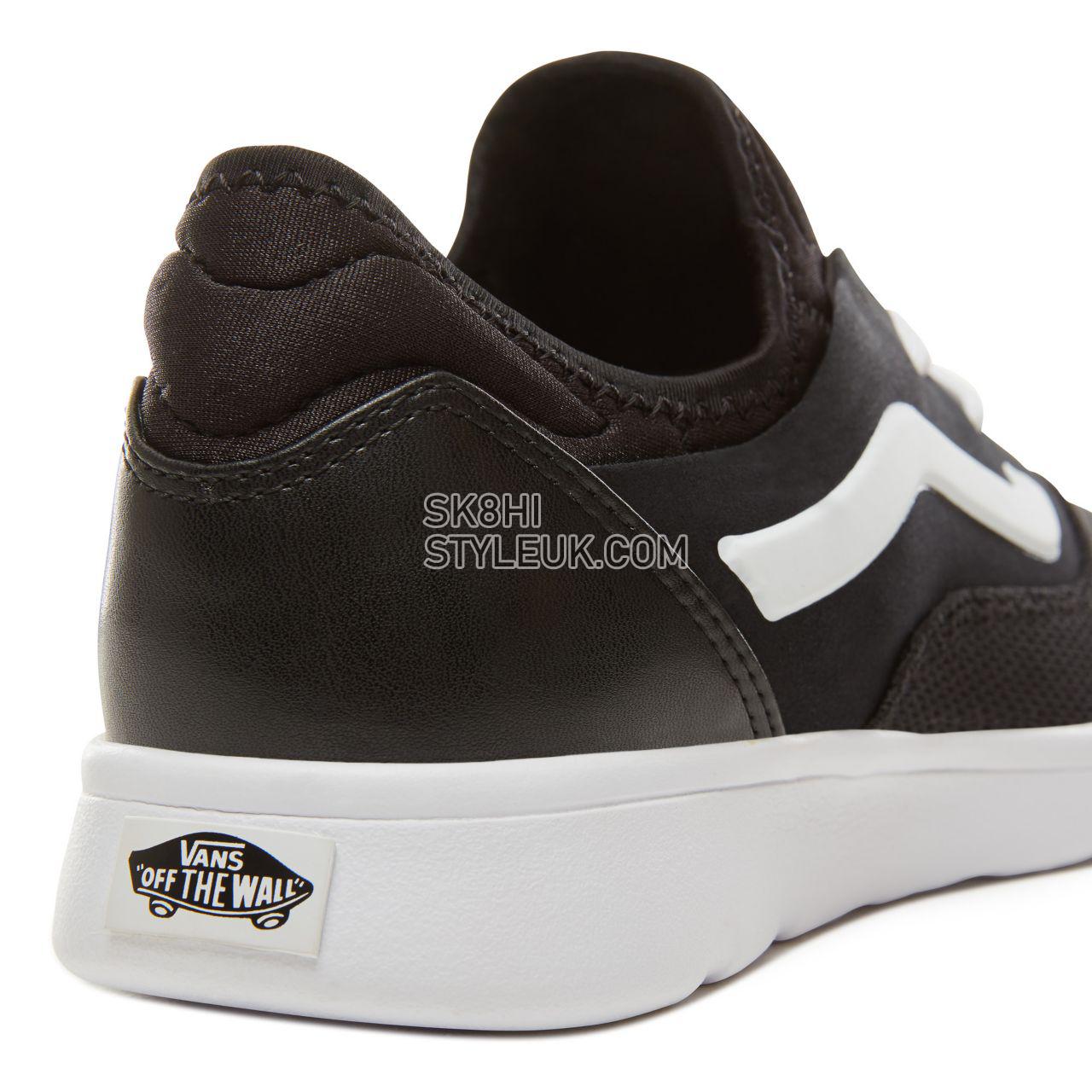 Vans Staple Iso Route Classic Mens Womens - (Staple) Black/True White VA3TKEOS7 Shoes