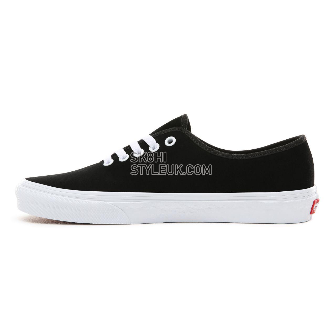 Vans Circle V Authentic One Piece Classic Mens Womens - (Circle V) Black/Suede VA3XIMS4M Shoes