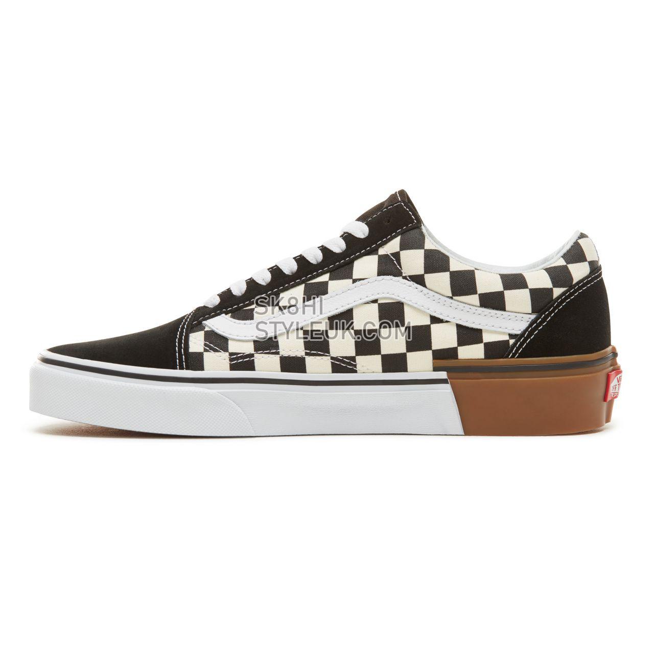 Vans Suede Gum Block Old Skool Classic Mens Womens - (Gum Block) Checkerboard VA38G1U58 Shoes