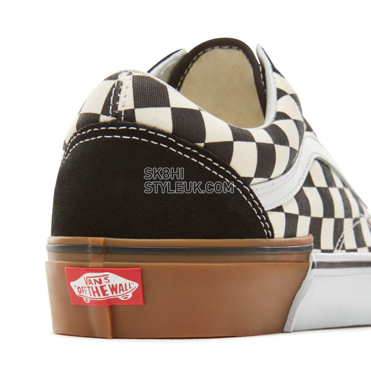 Vans Suede Gum Block Old Skool Classic Mens Womens - (Gum Block) Checkerboard VA38G1U58 Shoes