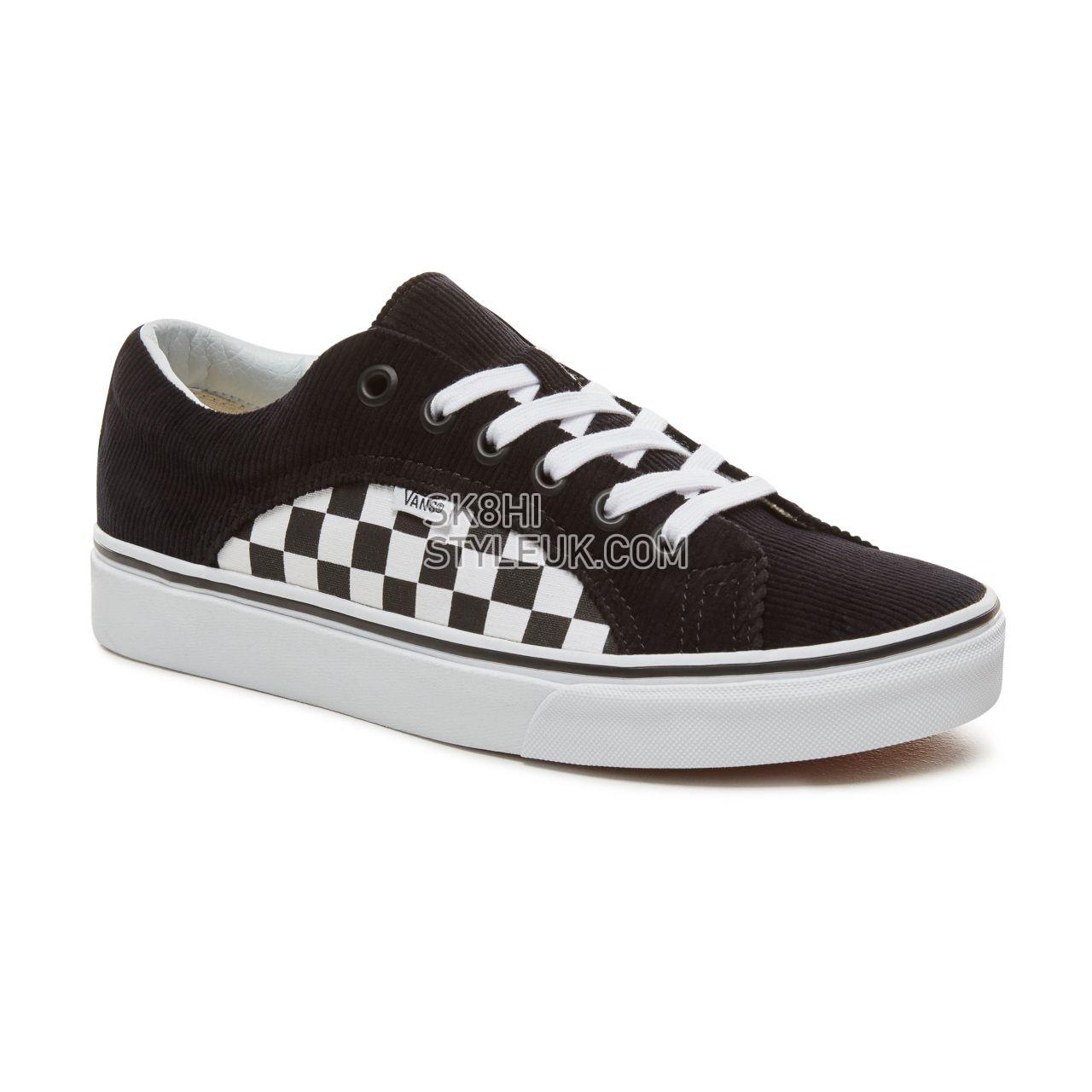 Vans Checkerboard Lampin Classic Mens Womens - (Checker/Cord) Black/True White VA38FIU9C Shoes