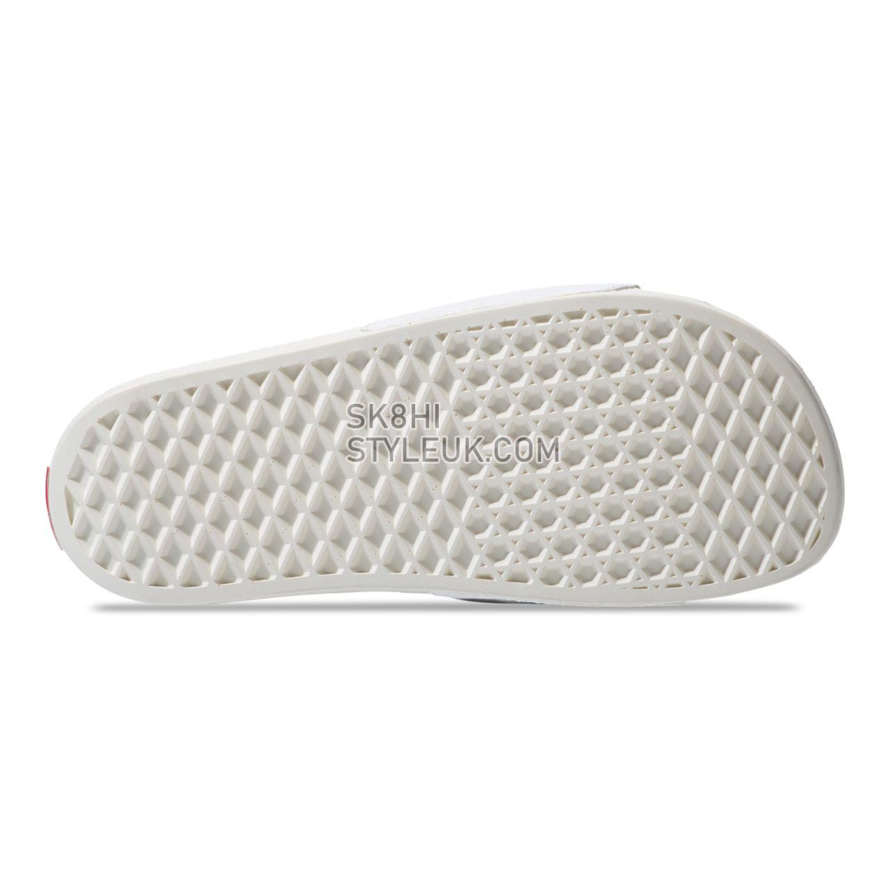 Vans Leila Hurst Slide-On Classic Womens - (Leila Hurst) White/Checkerboard VN0A45JQVL8 Shoes