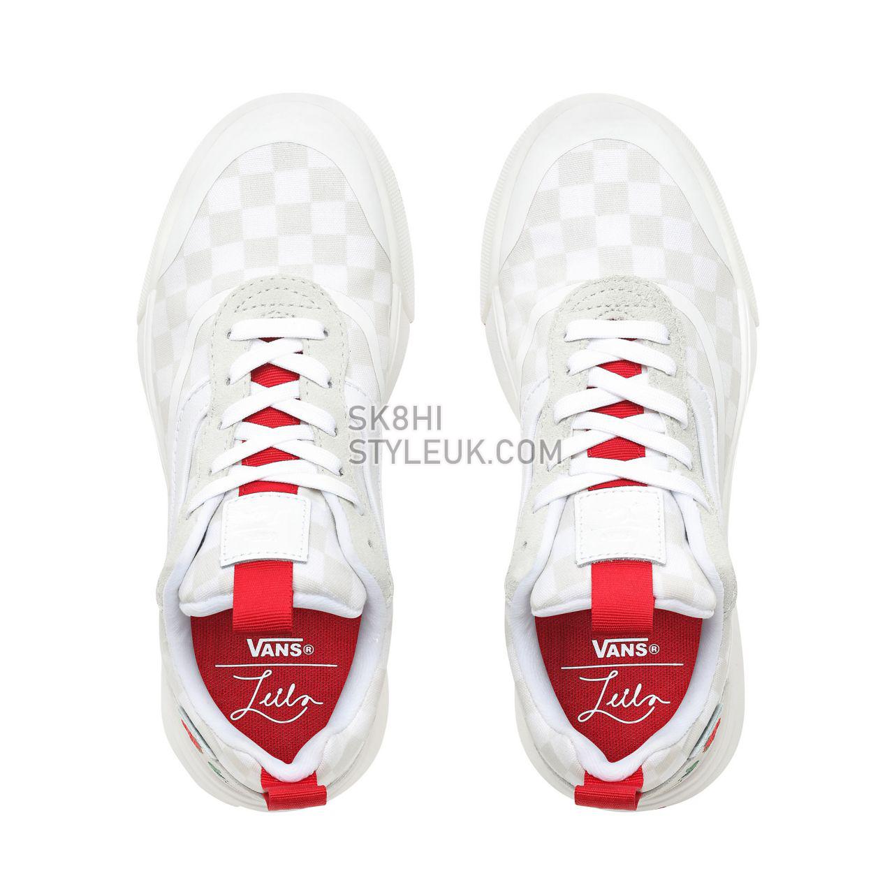 Vans Leila Hurst Ultrarange Rapidweld Classic Womens - (Leila Hurst) White/Checkerboard VN0A3MVUVL8 Shoes