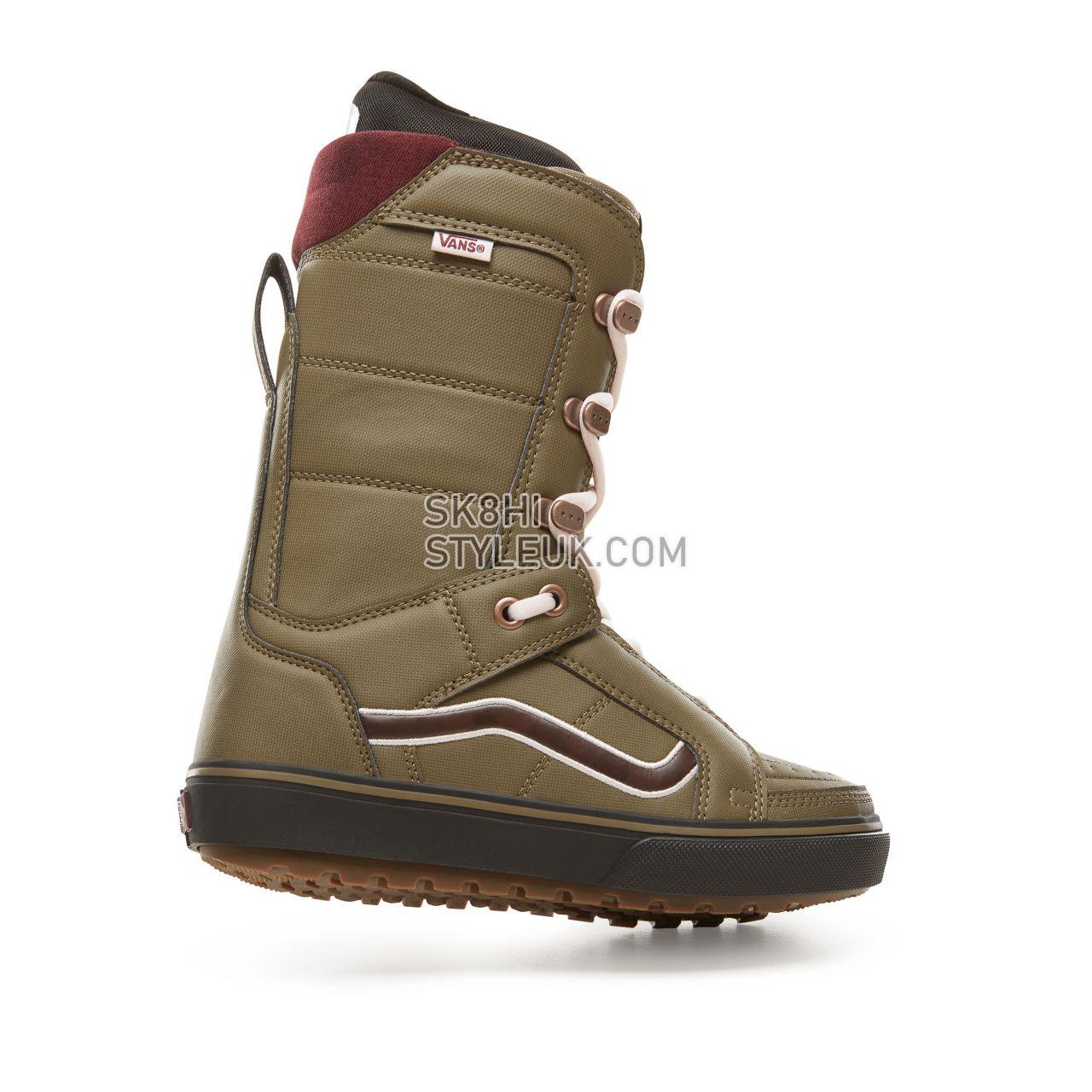 Vans Womens Hi-Standard OG Snowboots Womens - Green/Burgundy VA3TFSRER Shoes