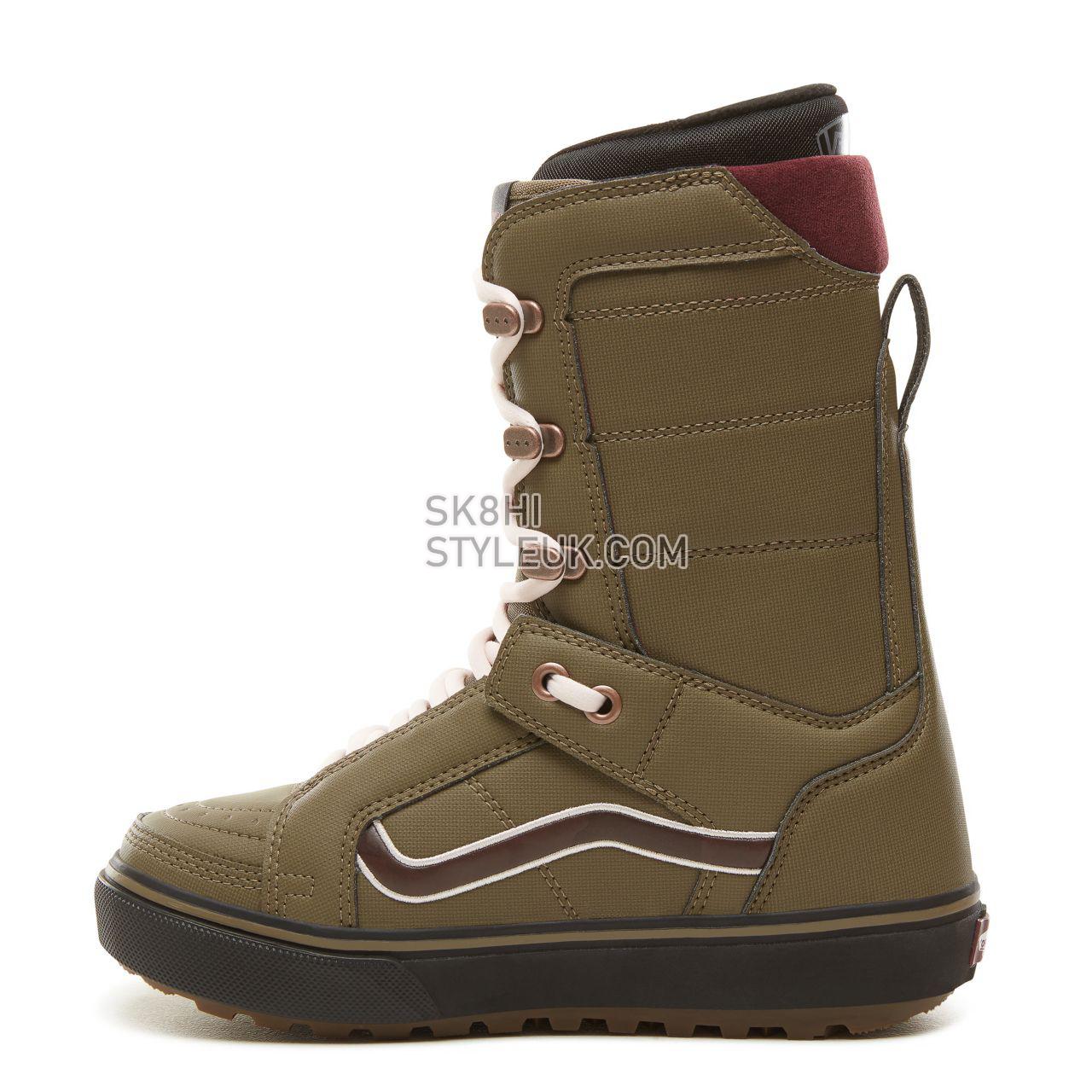 Vans Womens Hi-Standard OG Snowboots Womens - Green/Burgundy VA3TFSRER Shoes