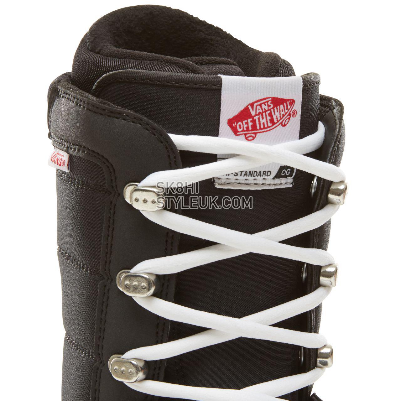 Vans Womens Hi-Standard OG Snowboots Womens - Black/White VA3TFSY28 Shoes