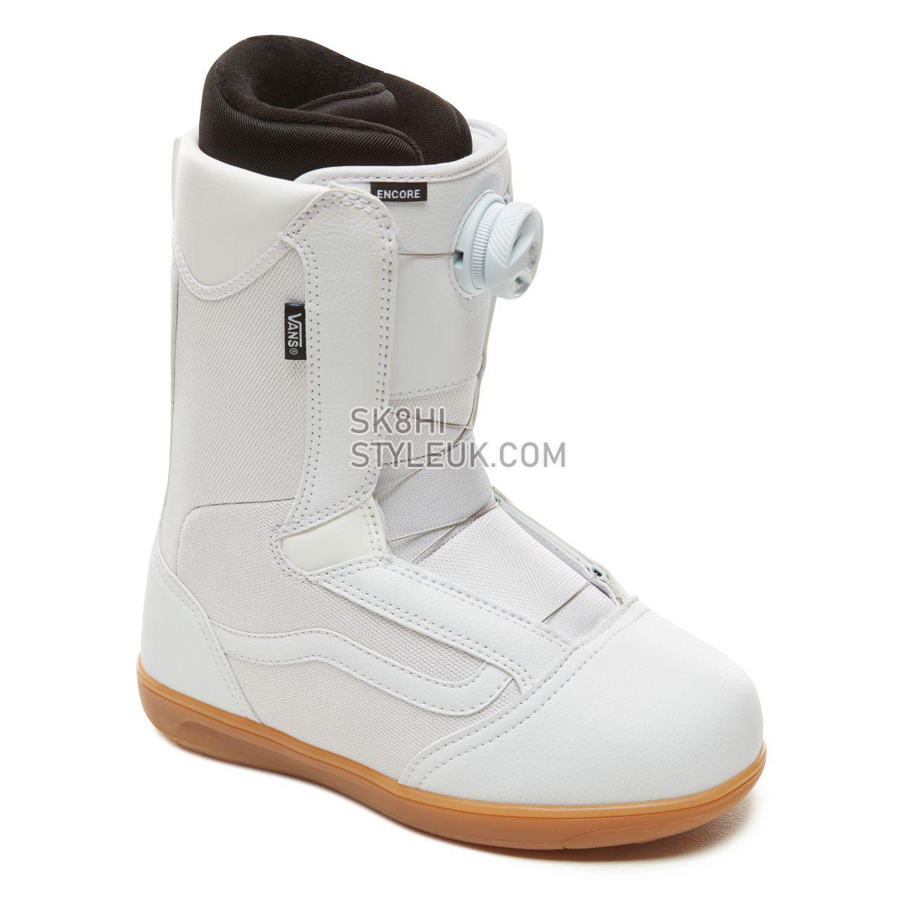 Vans Womens Encore Snowboots Womens - White/Gum VA3TFO9DH Shoes