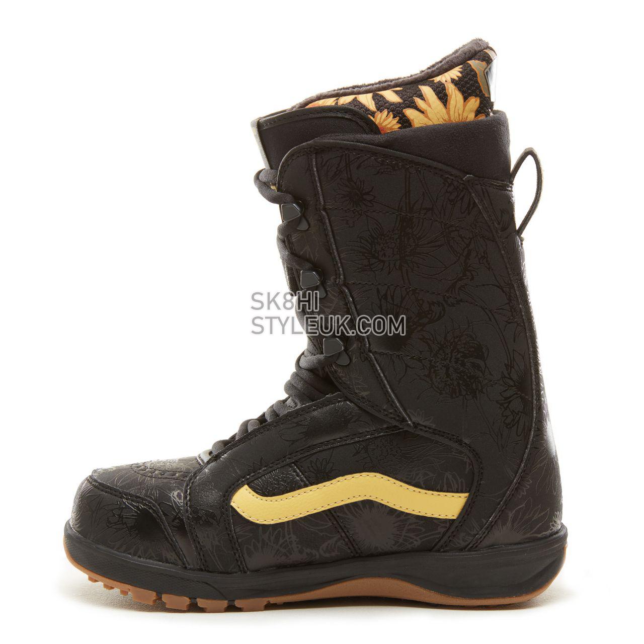 Vans Womens Mary Rand Ferra Pro Snowboots Womens - Black/Yellow (Mary Rand) VA3TFRREQ Shoes