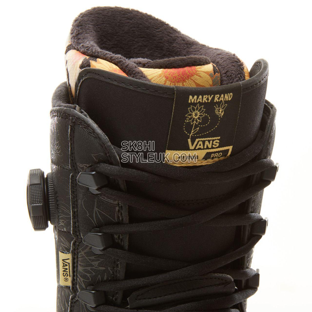 Vans Womens Mary Rand Ferra Pro Snowboots Womens - Black/Yellow (Mary Rand) VA3TFRREQ Shoes