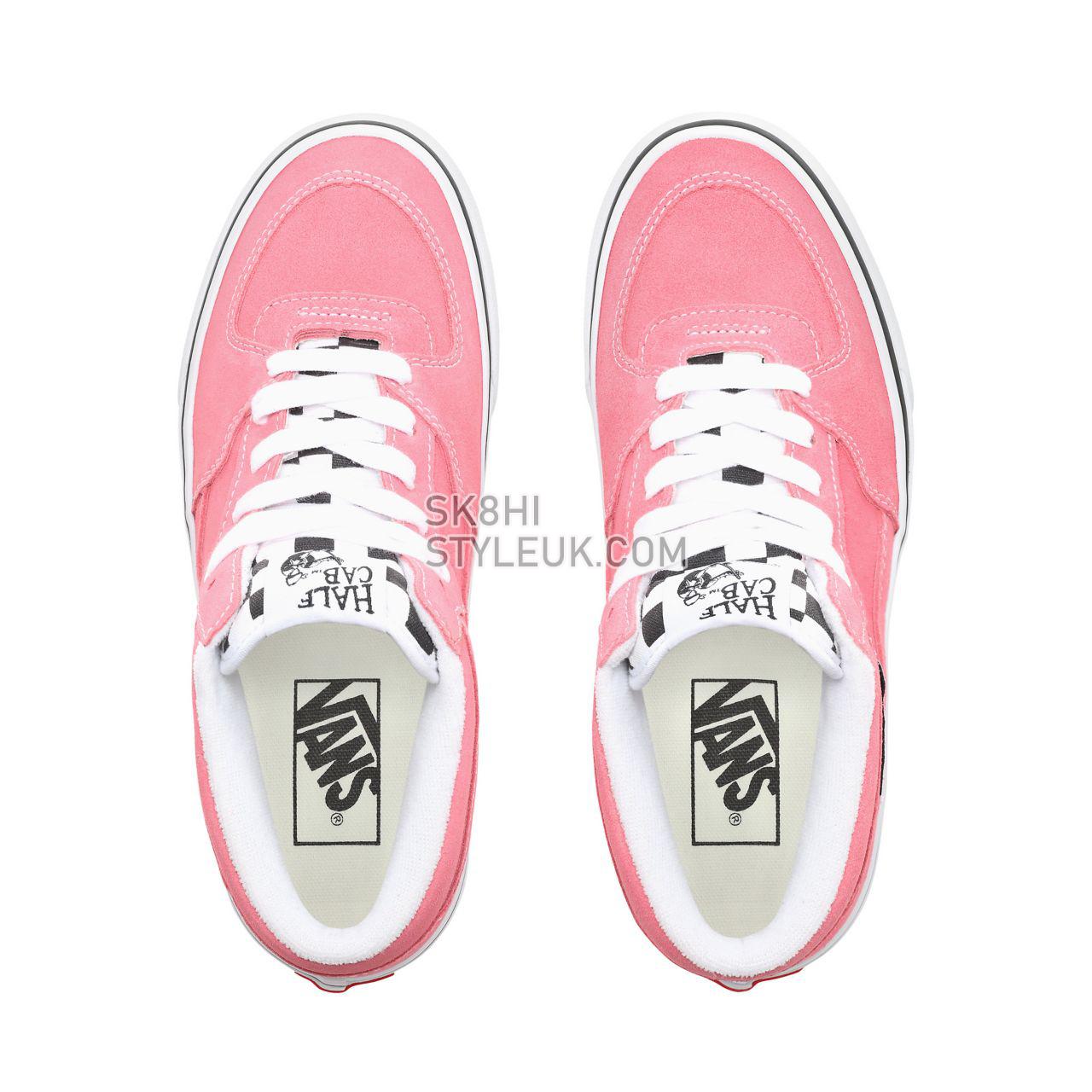 Vans Suede Half Cab Classic Womens - (Suede) Strawberry Pink/True White VN0A348EVQ3 Shoes