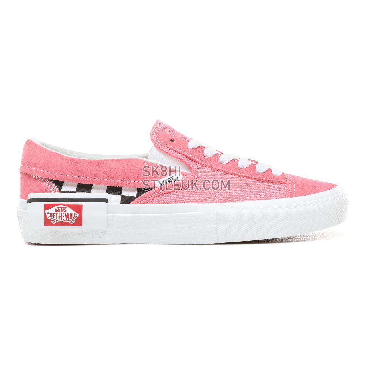 Vans Checkerboard Slip-On Cap Classic Womens - (Checkerboard) Strawberry Pink/True White VN0A3WM5VOX Shoes