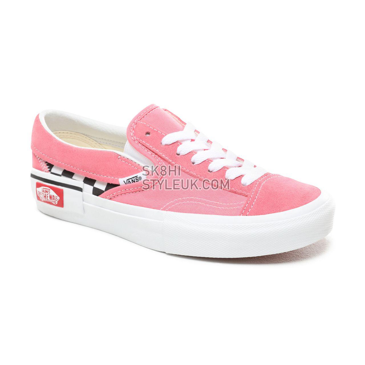 Vans Checkerboard Slip-On Cap Classic Womens - (Checkerboard) Strawberry Pink/True White VN0A3WM5VOX Shoes