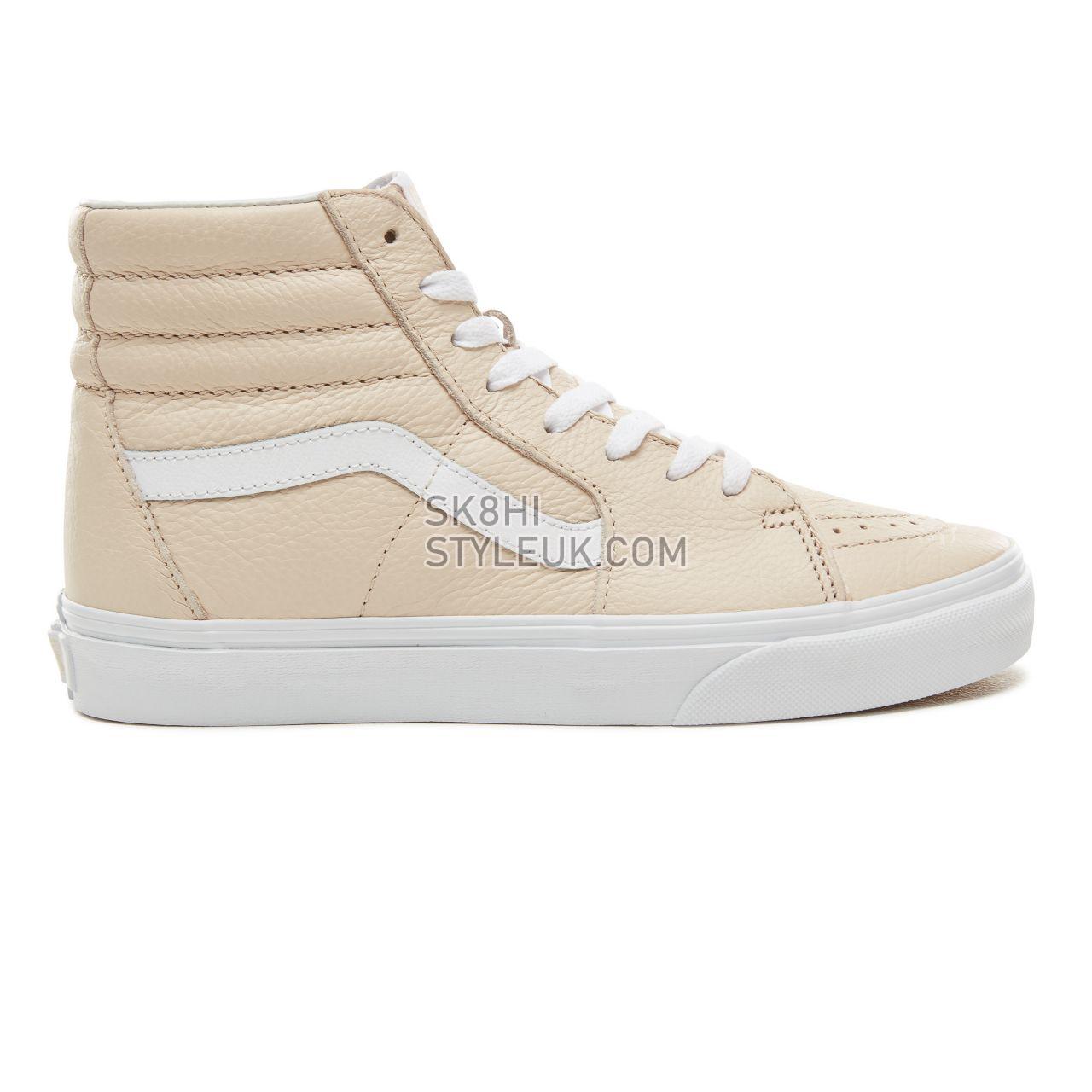 Vans Leather Sk8-Hi Classic Womens - (Leather) Sand Dollar VA38GEUA8 Shoes