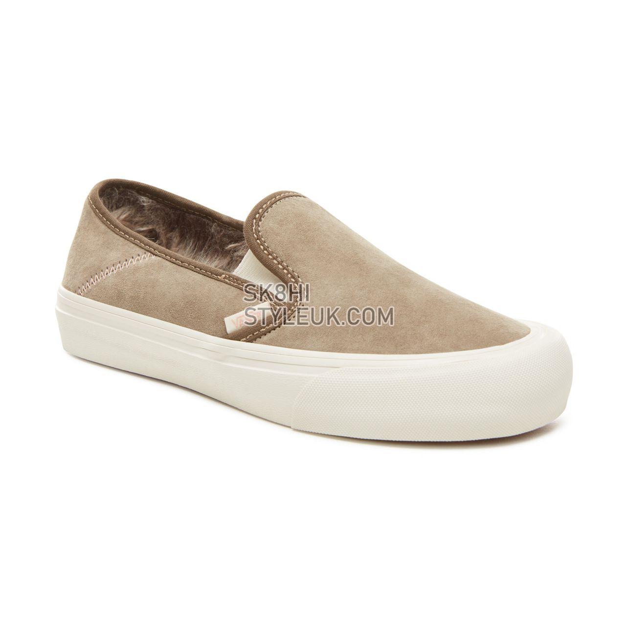 Vans Wolf Pack Slip-On SF Classic Womens - (Wolf Pack) Desert Taupe VA3MVDUBR Shoes