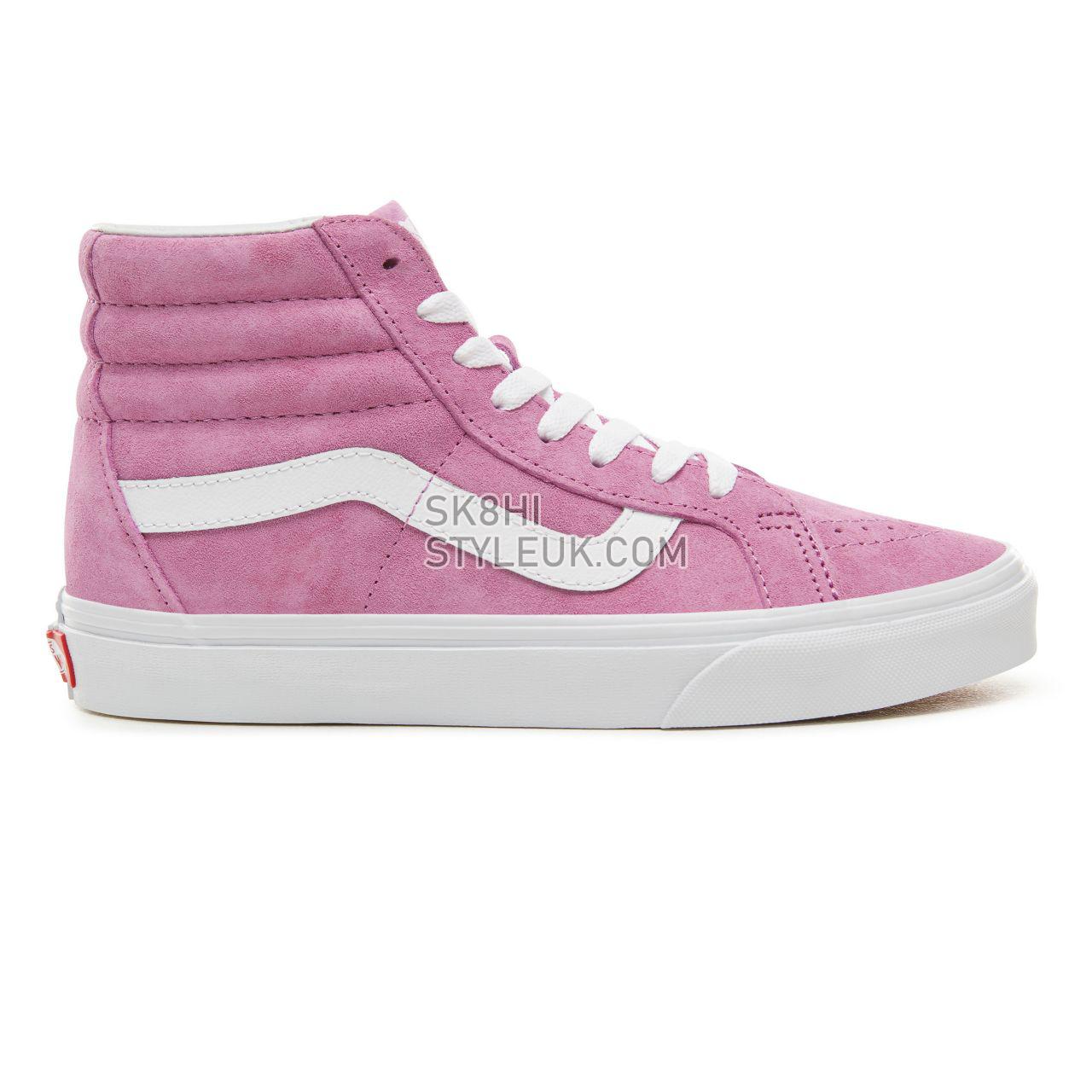 Vans Suede Sk8-Hi Reissue Classic Mens Womens - (Pig Suede) Violet/True White VA2XSBU5O Shoes