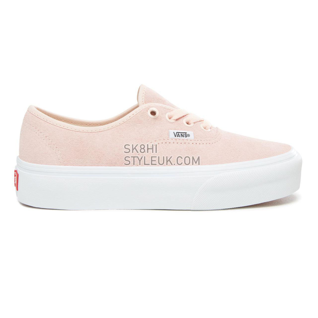 Vans Suede Authentic Platform 2.0 Classic Womens - (Pig Suede) Pale Dogwood/True White VA3AV8S3M Shoes