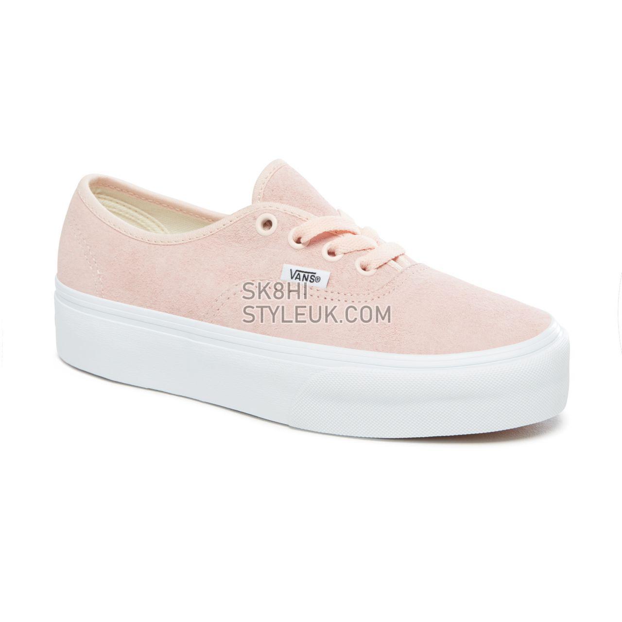 Vans Suede Authentic Platform 2.0 Classic Womens - (Pig Suede) Pale Dogwood/True White VA3AV8S3M Shoes