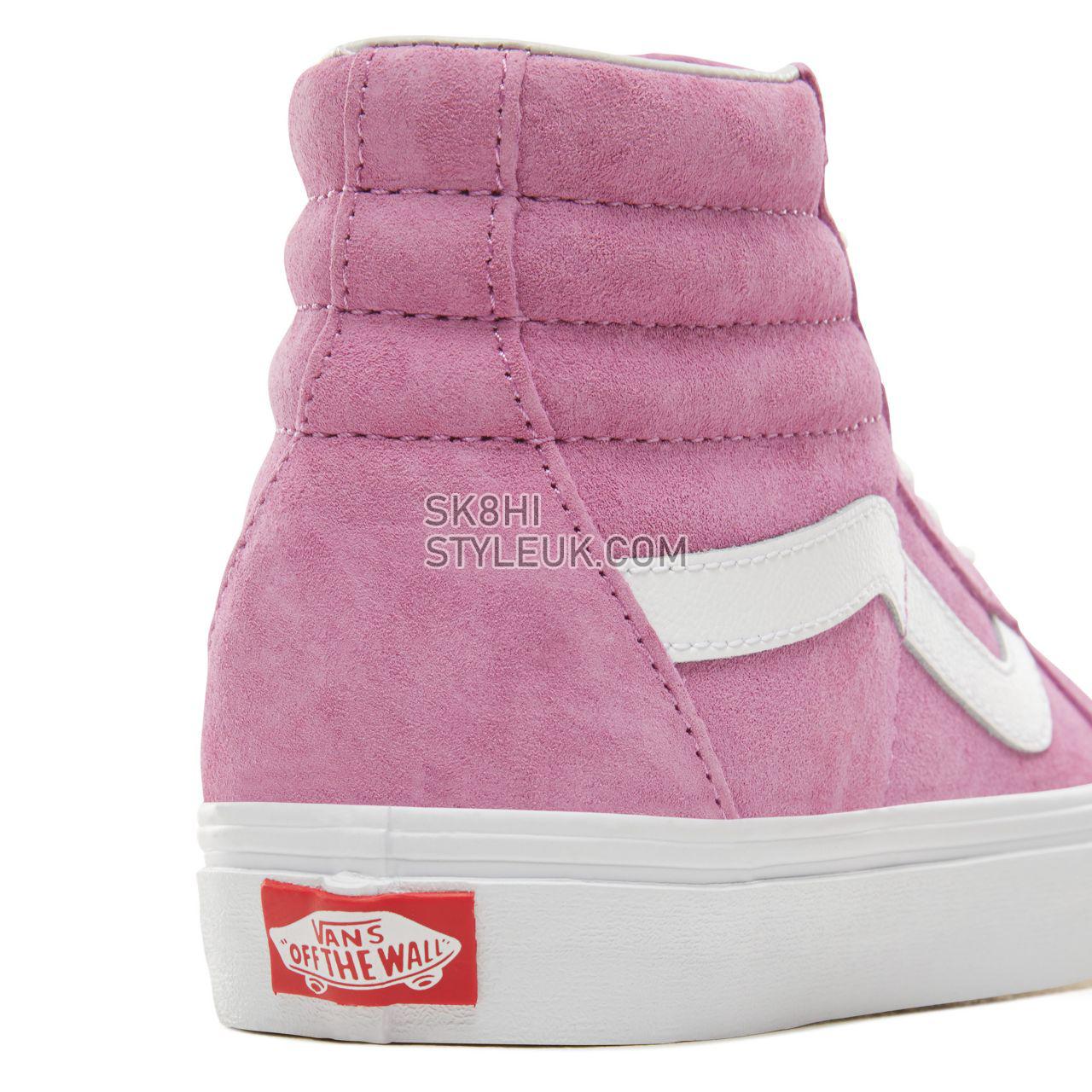 Vans Suede Sk8-Hi Reissue Classic Mens Womens - (Pig Suede) Violet/True White VA2XSBU5O Shoes