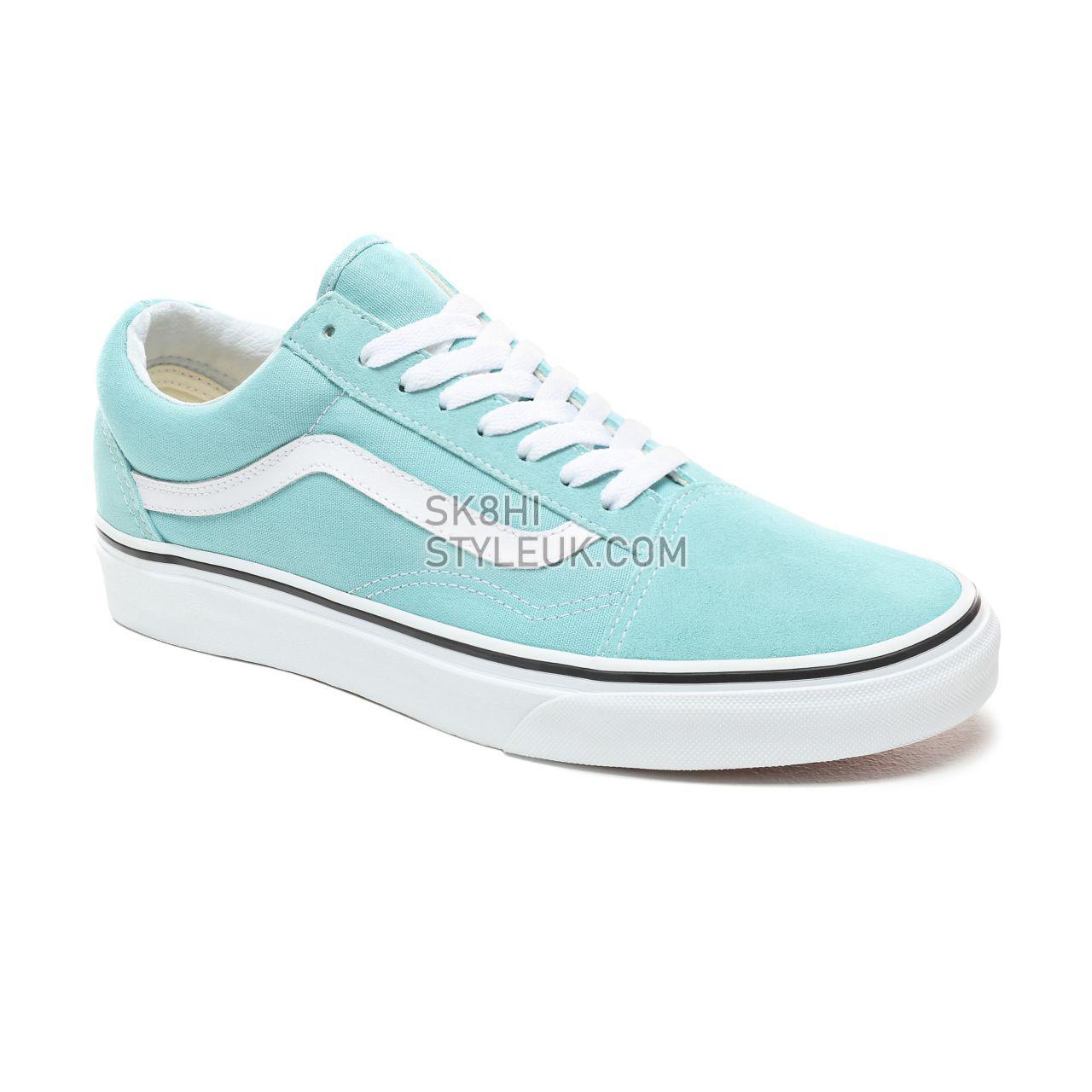 Vans Old Skool Classic Mens Womens - Aqua Haze/True White VN0A38G1VKQ Shoes