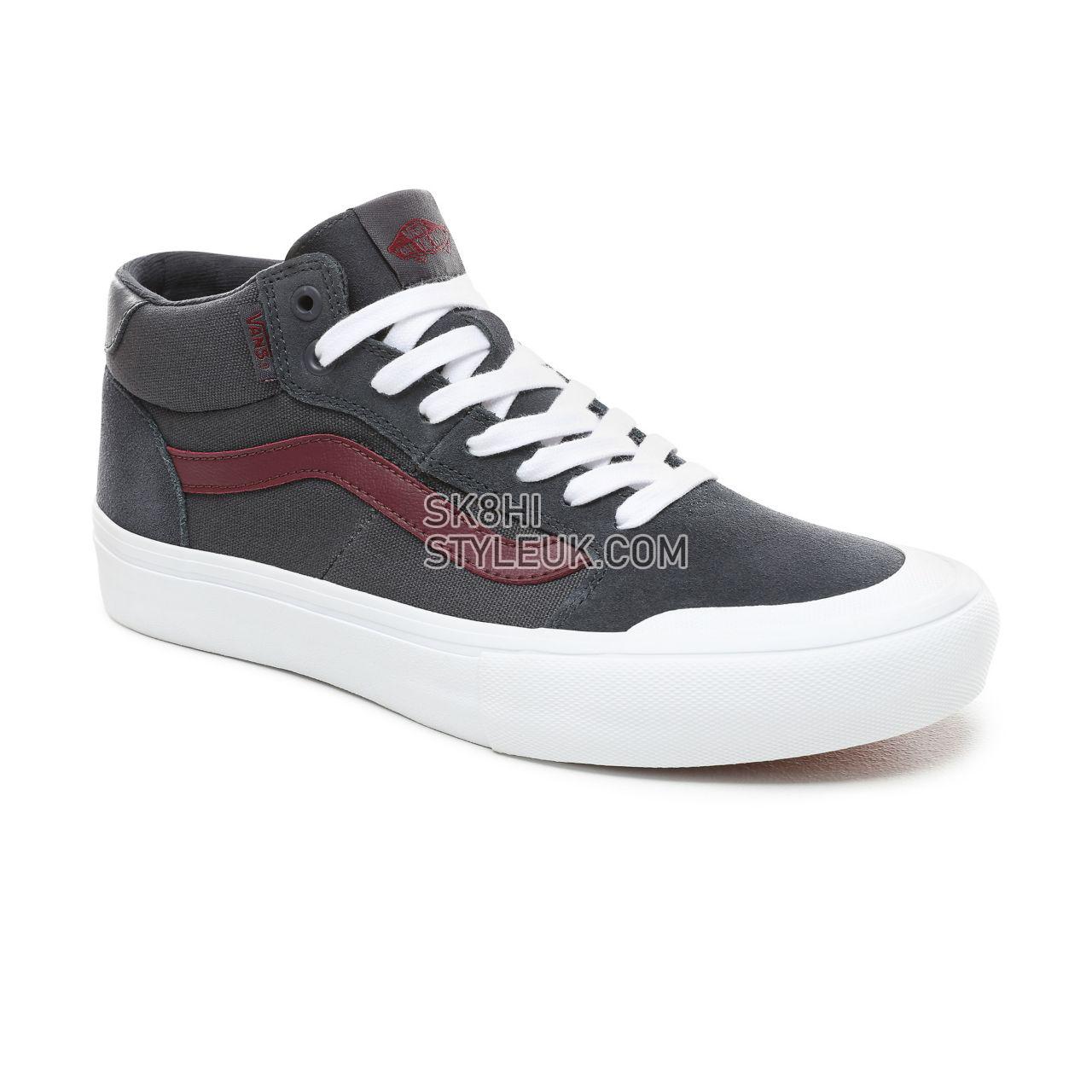 Vans Style 112 Mid Pro Classic Mens Womens - Ebony/Port Royale VN0A3DOVVGM Shoes