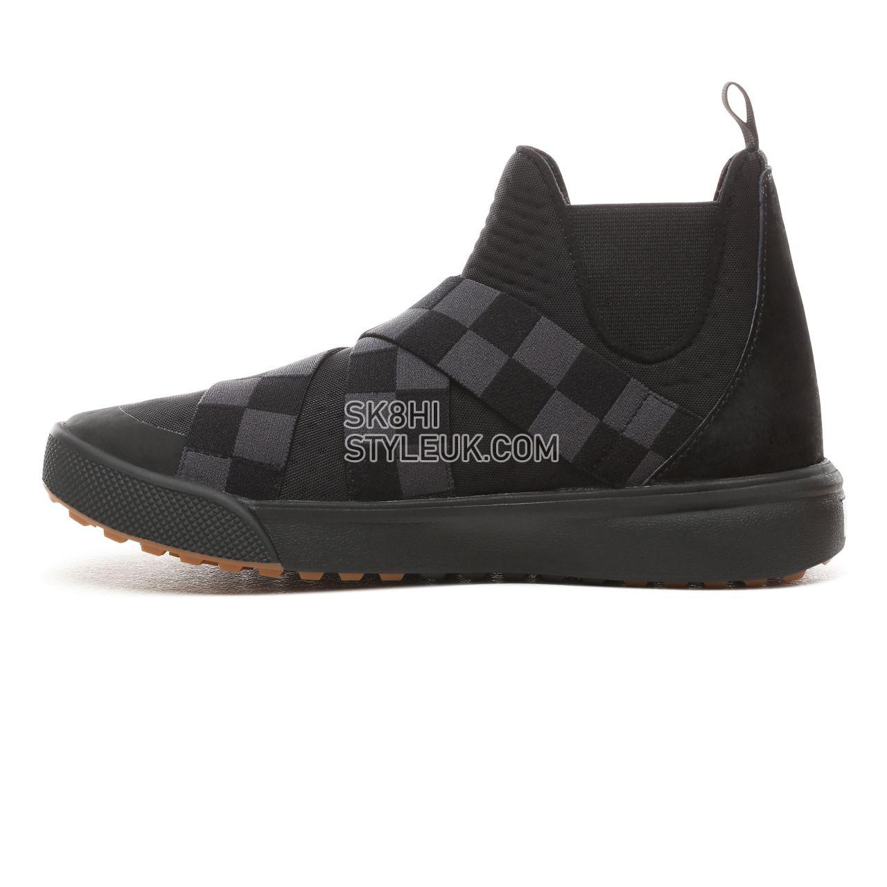 Vans Mega Check Ultrarange Gore Hi Classic Womens - (Mega Check) Black/Black VN0A3TKXURJ Shoes