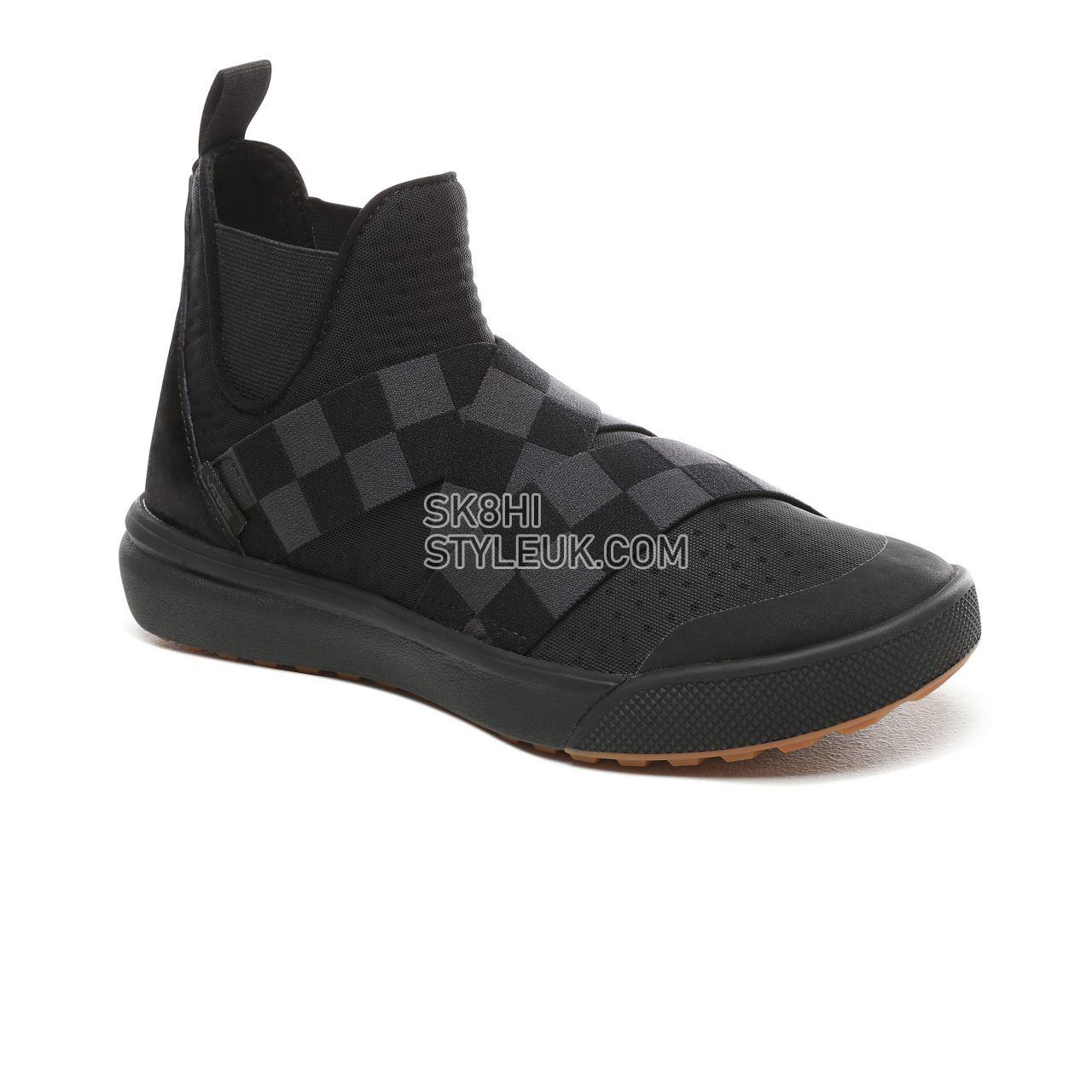 Vans Mega Check Ultrarange Gore Hi Classic Womens - (Mega Check) Black/Black VN0A3TKXURJ Shoes