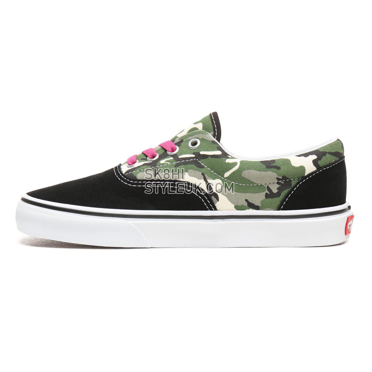 Vans Laurel Camo Era Classic Womens - (Laurel Camo) Black/Very Berry/True White VN0A38FRSZC Shoes