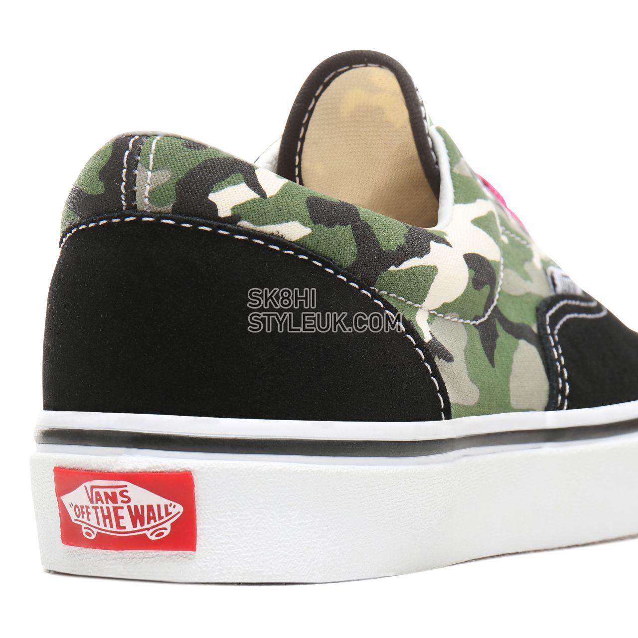 Vans Laurel Camo Era Classic Womens - (Laurel Camo) Black/Very Berry/True White VN0A38FRSZC Shoes