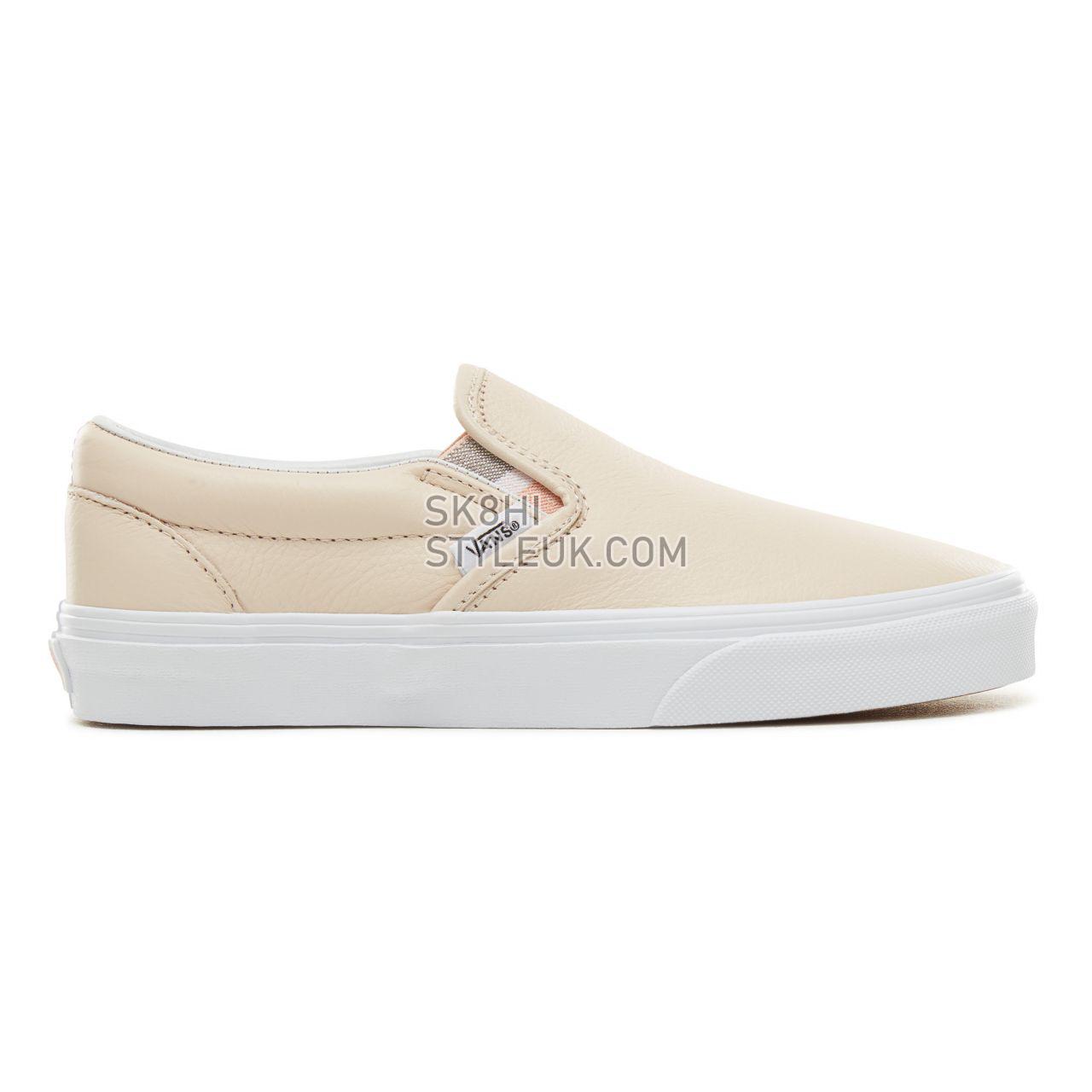 Vans Lurex Gore Classic Slip-On Classic Womens - (Lurex Gore) Sand Dollar VA38F7U7I Shoes