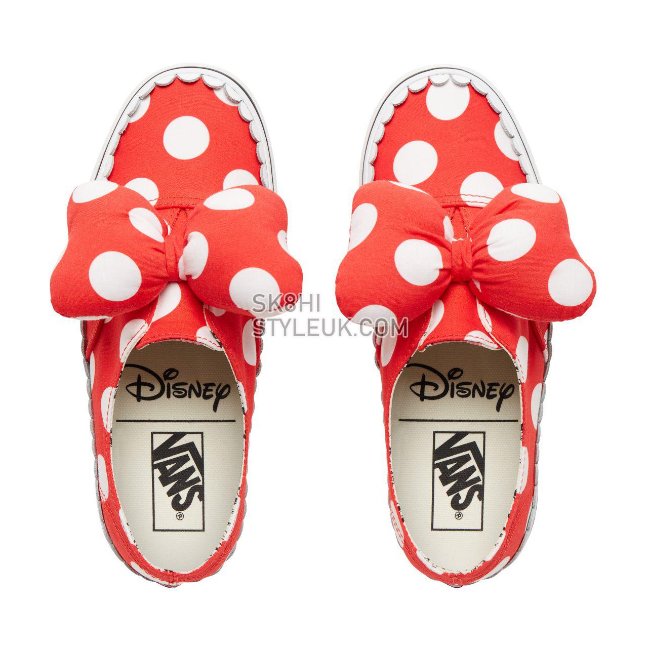 Vans Disney x Vans Authentic Gore Classic Womens - (Disney) MinnieS Bow/True White VN0A38ETUJ3 Shoes