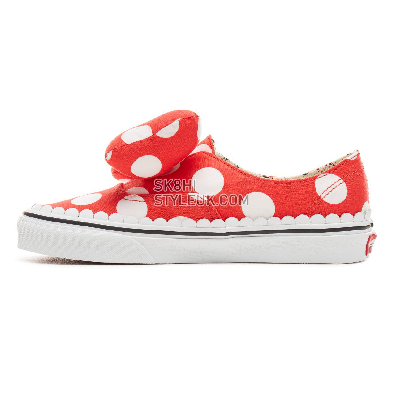 Vans Disney x Vans Authentic Gore Classic Womens - (Disney) MinnieS Bow/True White VN0A38ETUJ3 Shoes