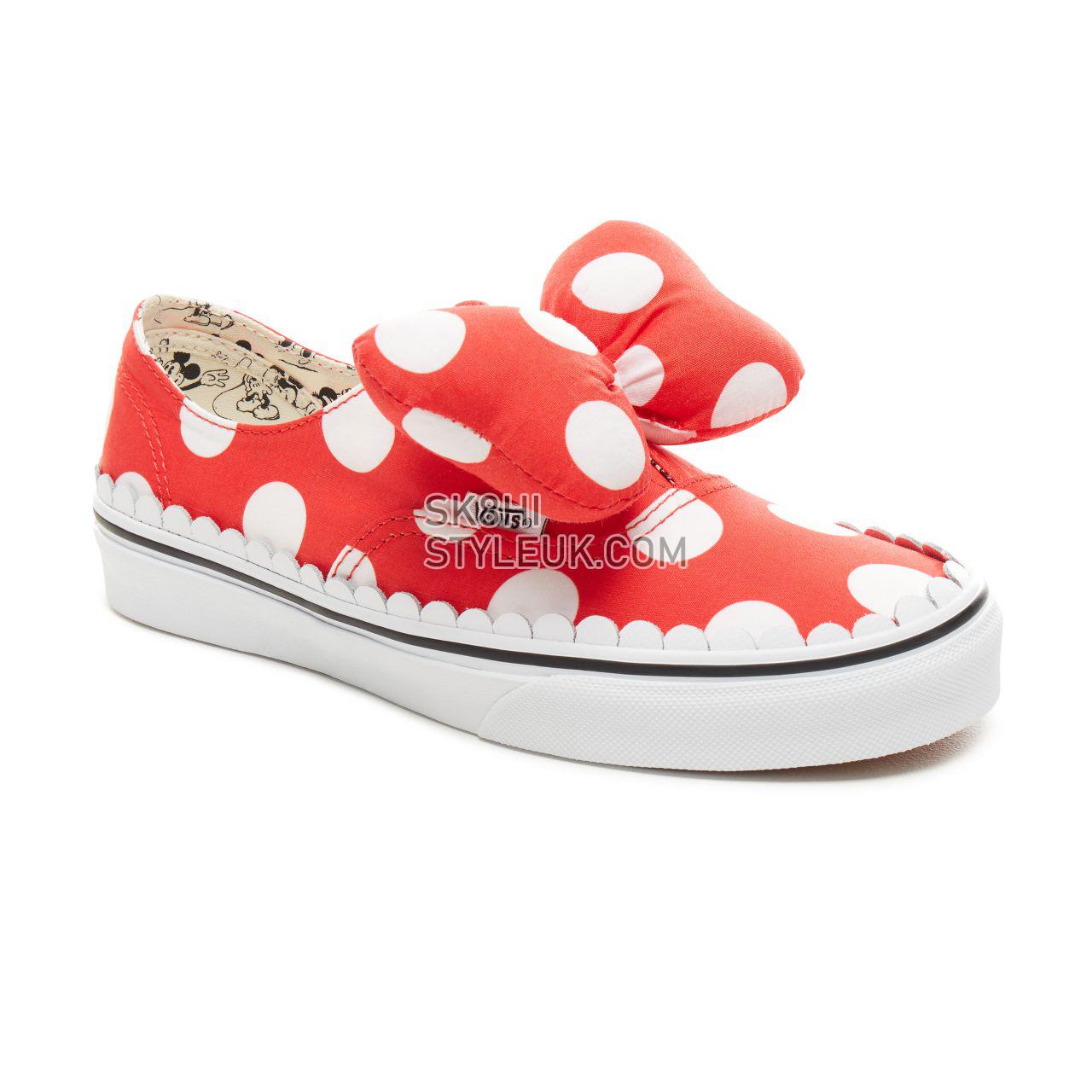 Vans Disney x Vans Authentic Gore Classic Womens - (Disney) MinnieS Bow/True White VN0A38ETUJ3 Shoes