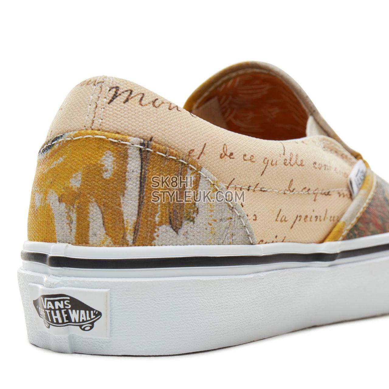 Vans x Van Gogh Museum Classic Slip-On Classic Womens - (Vincent Van Gogh) Skull/True White VA38F7U48 Shoes