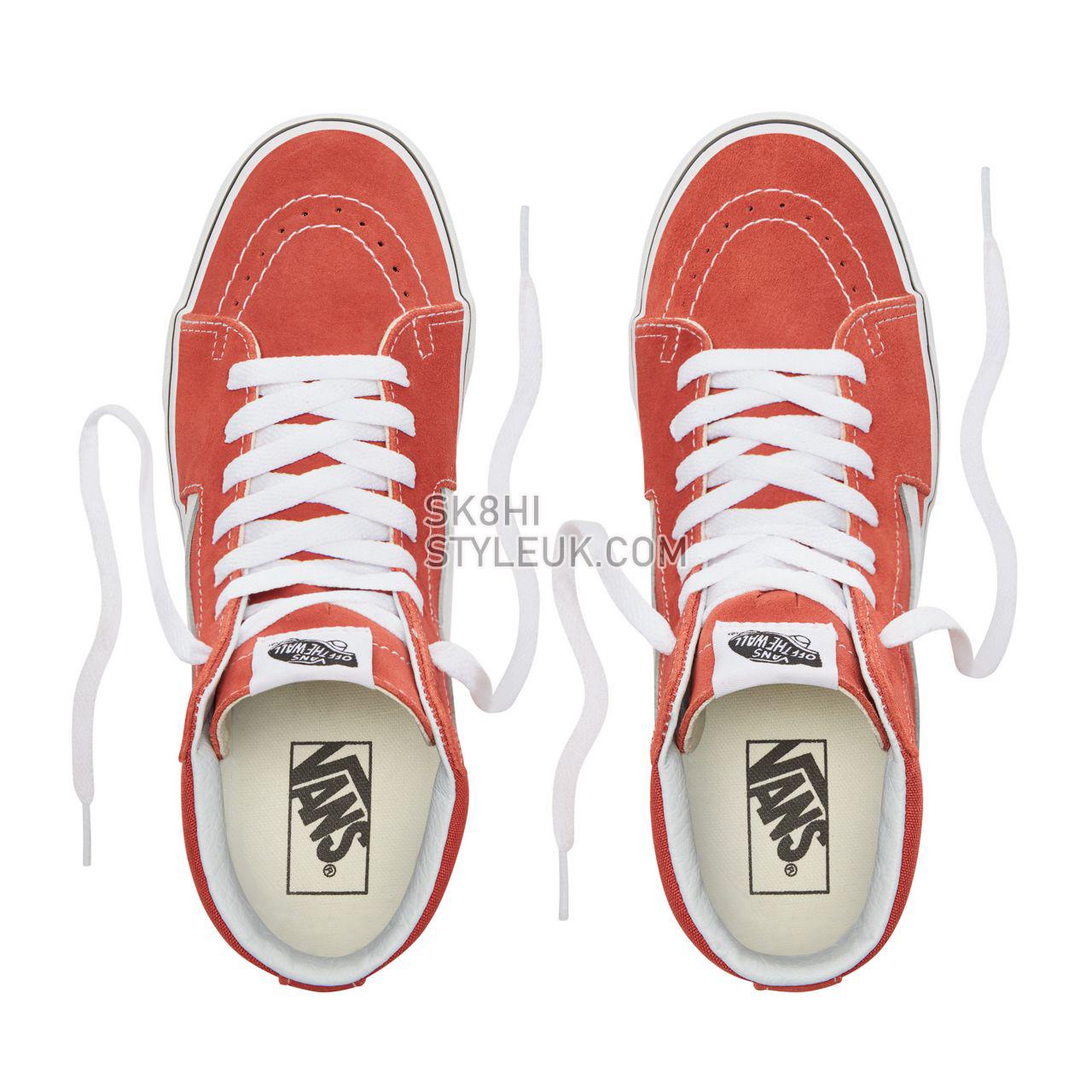 Vans Sk8-Hi Classic Womens - Hot Sauce/True White VN0A38GEUKZ Shoes