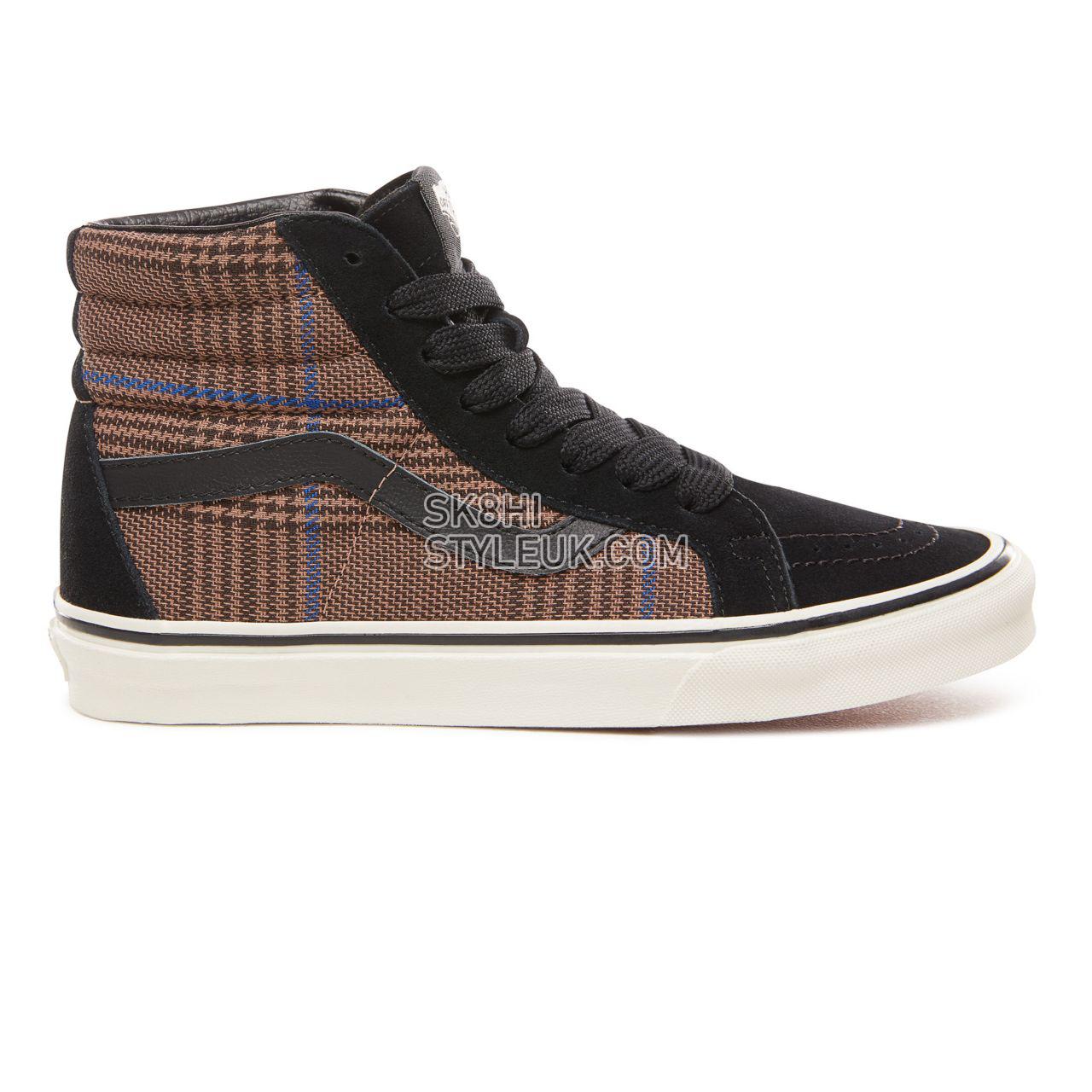 Vans Design Assembly Sk8-Hi Reissue Classic Womens - (Design Assembly) Glen Plaid/Marshmallow VN0A2XSBUQI Shoes